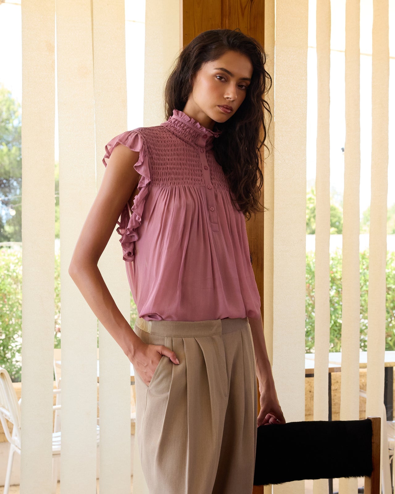 Esvedra Top Mauve