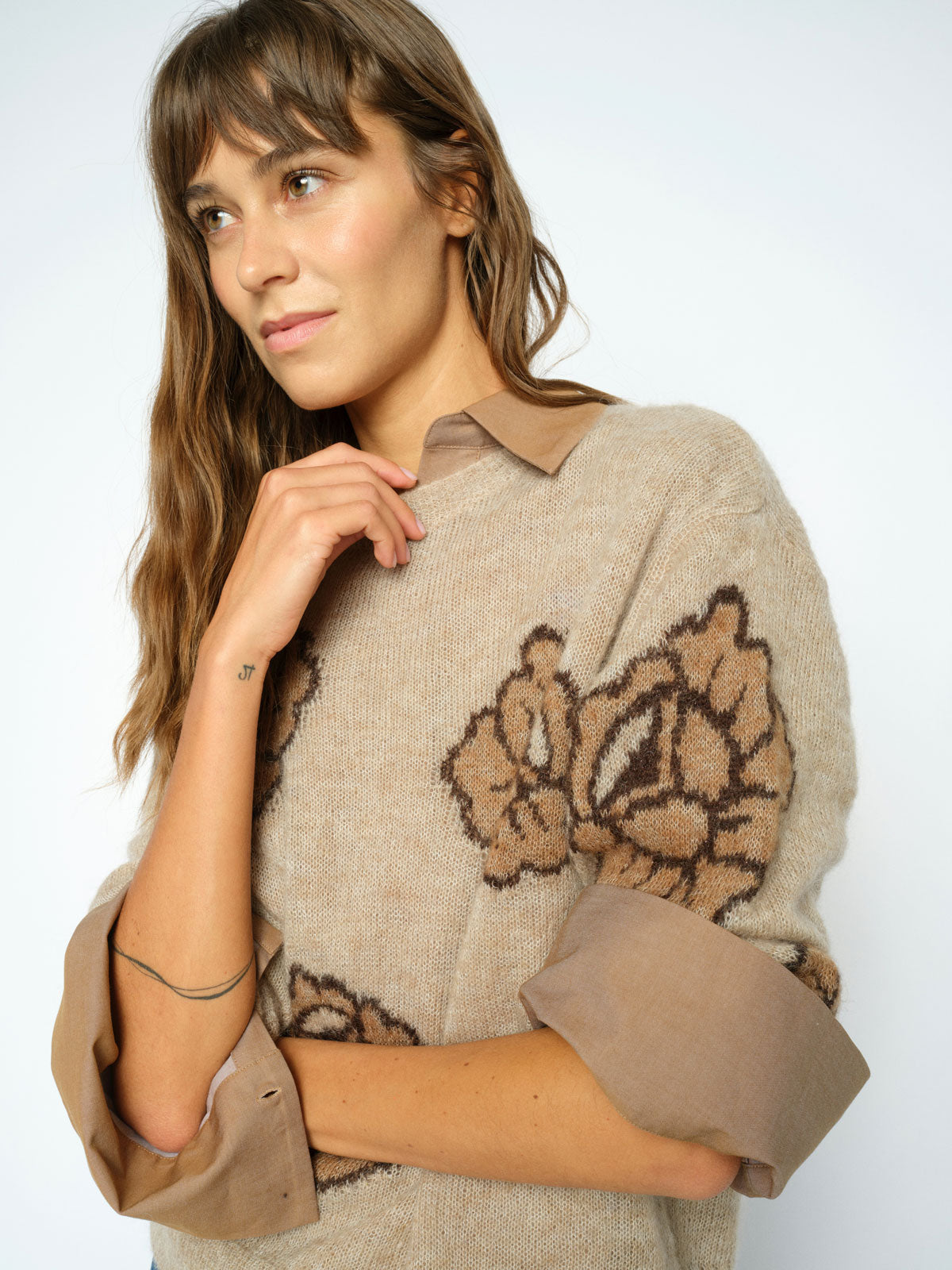 MMDrea Popli Knit Doeskin
