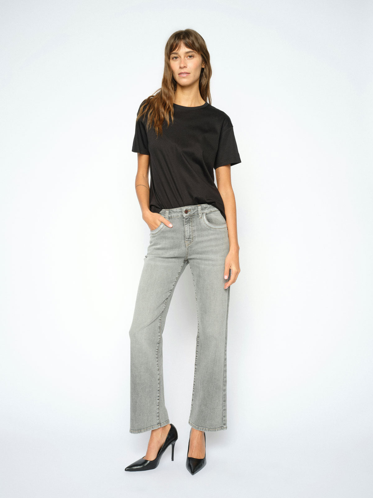 MMCecilia Perla Jeans Grey