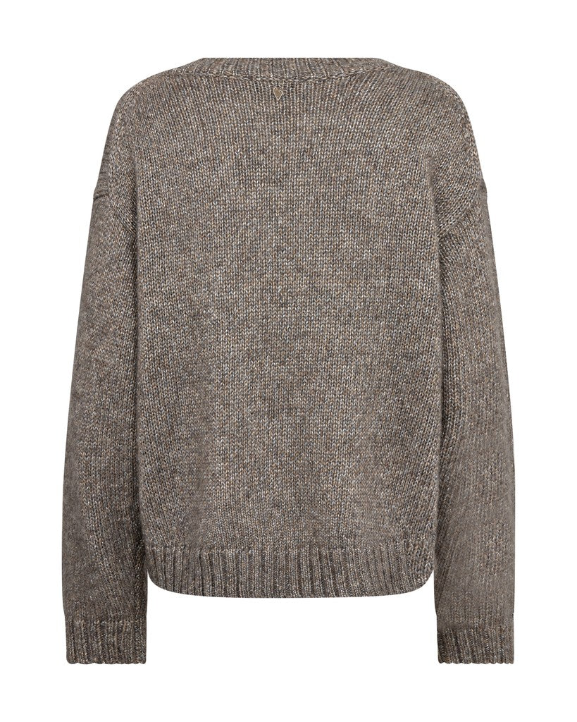 MMWelma Glam Knit Dark Grey Melange