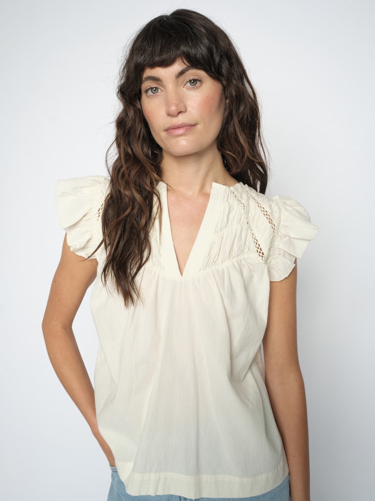 MMWoda Izha Blouse Ecru
