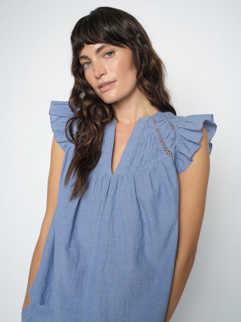 MMWoda Izha Blouse Regatta