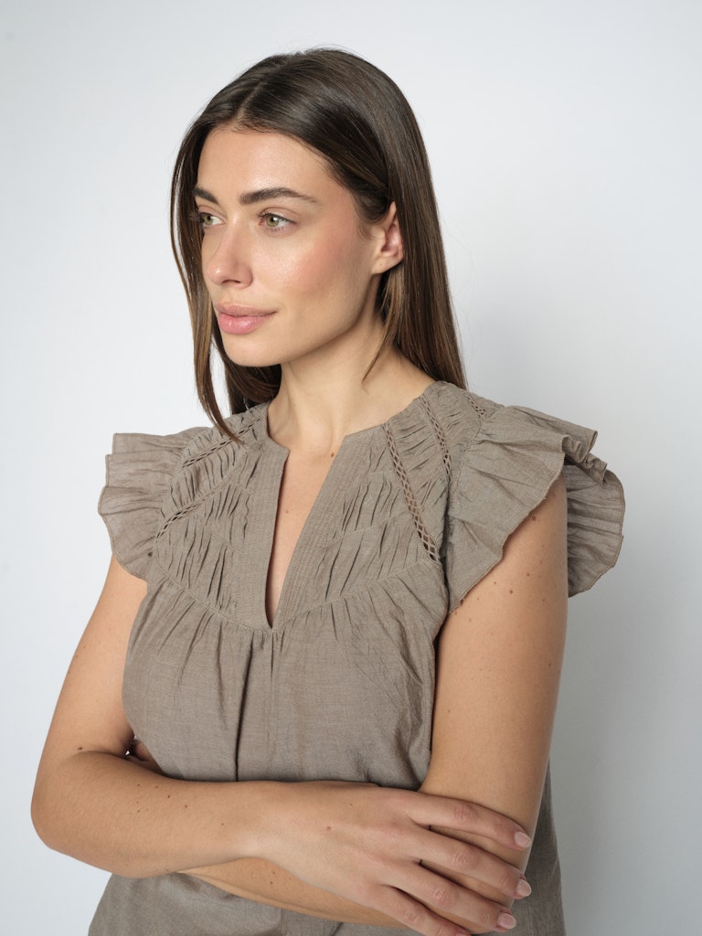 MMWoda Izha Blouse Chocolate Chip