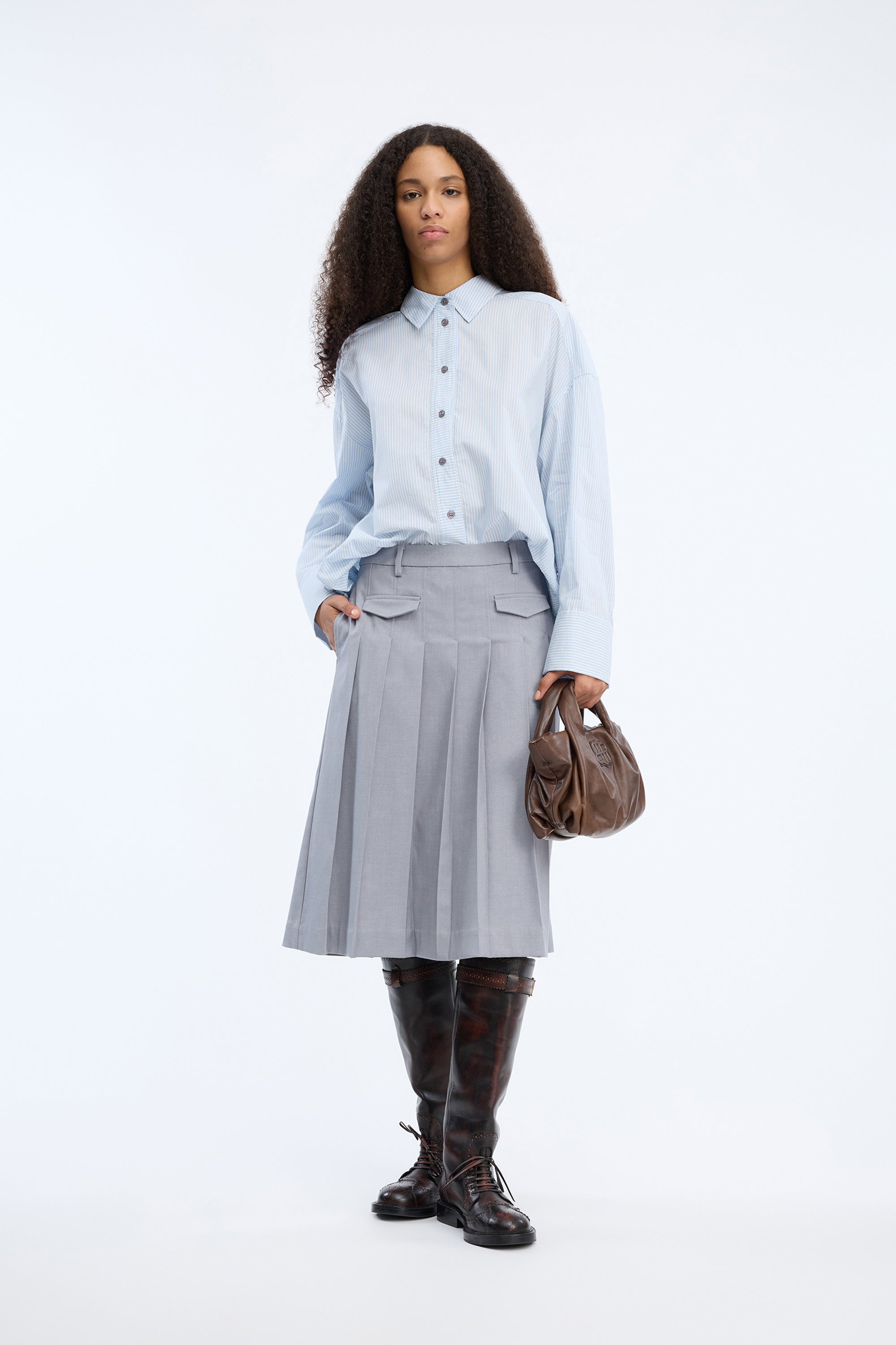 Vontario Top Stripe Blue