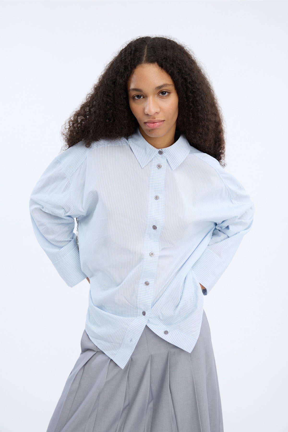 Vontario Top Stripe Blue
