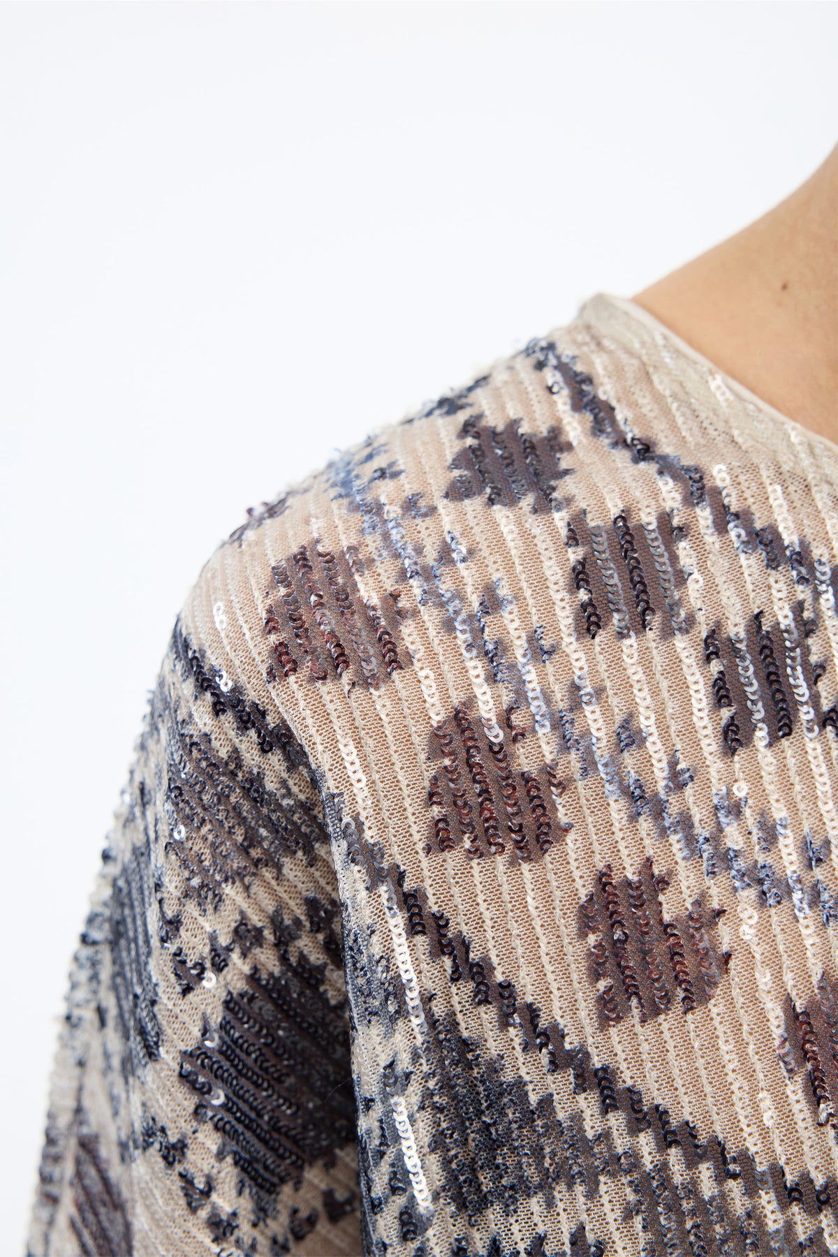 Vunny Top Print Camel