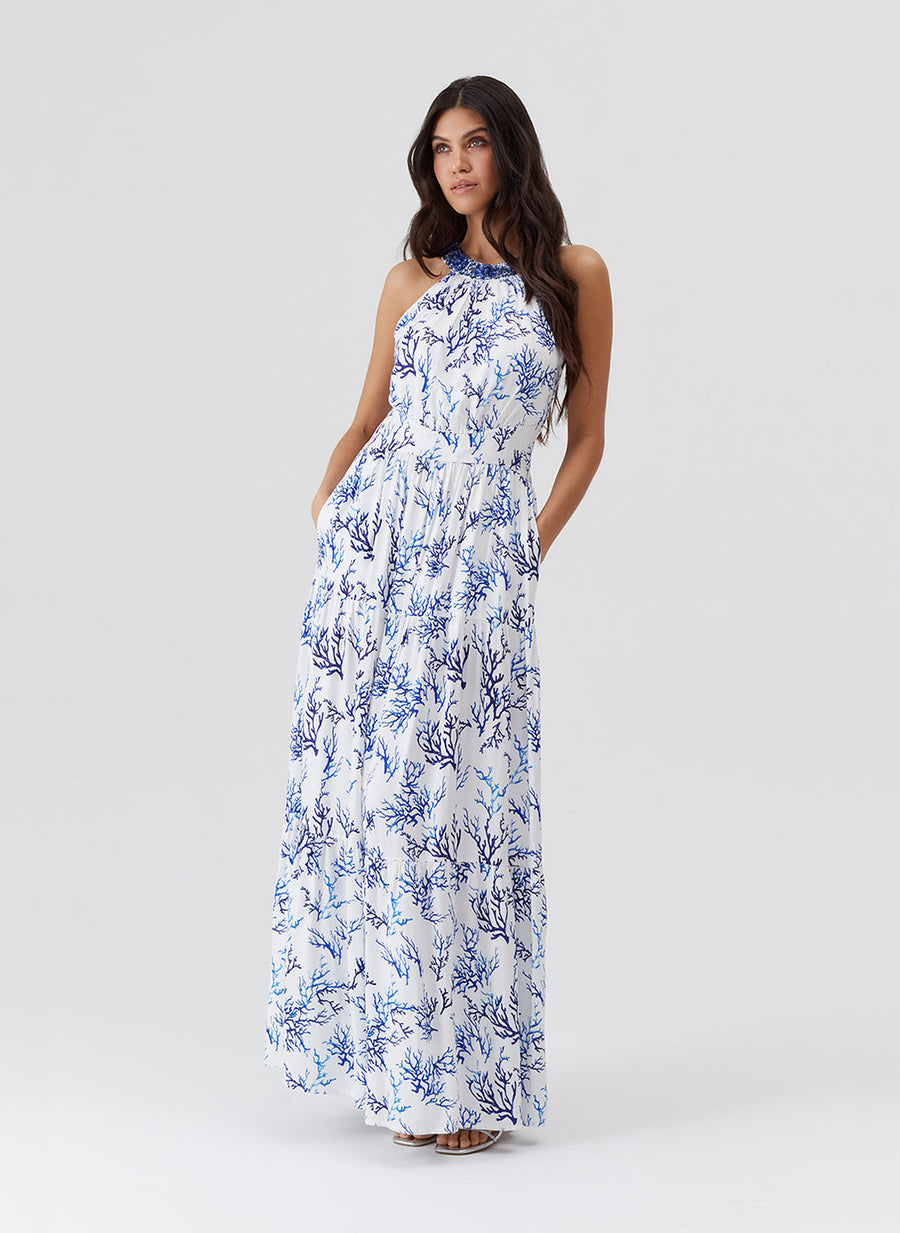 Isadora Dress Coral