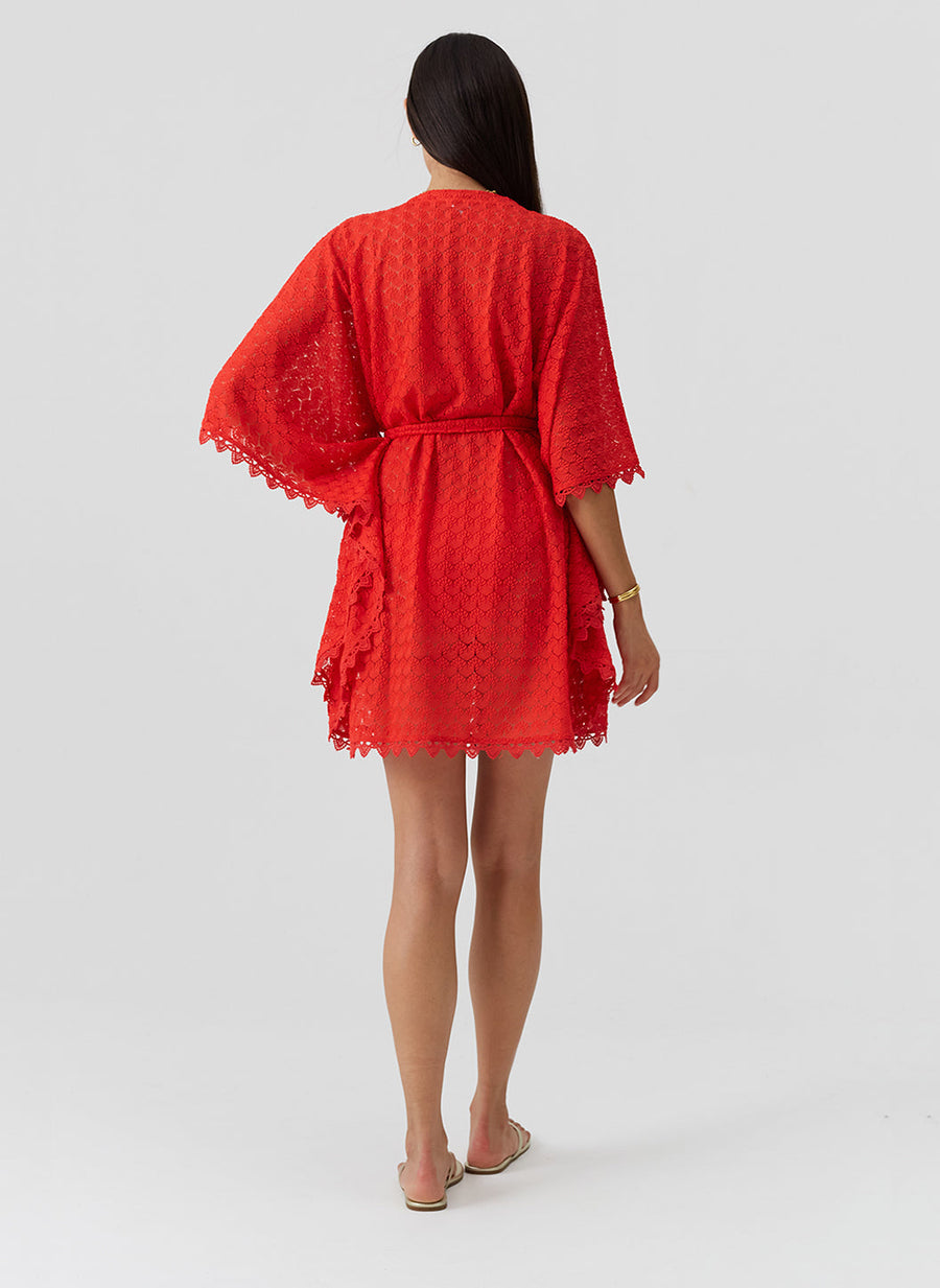 Petra Kaftan Red