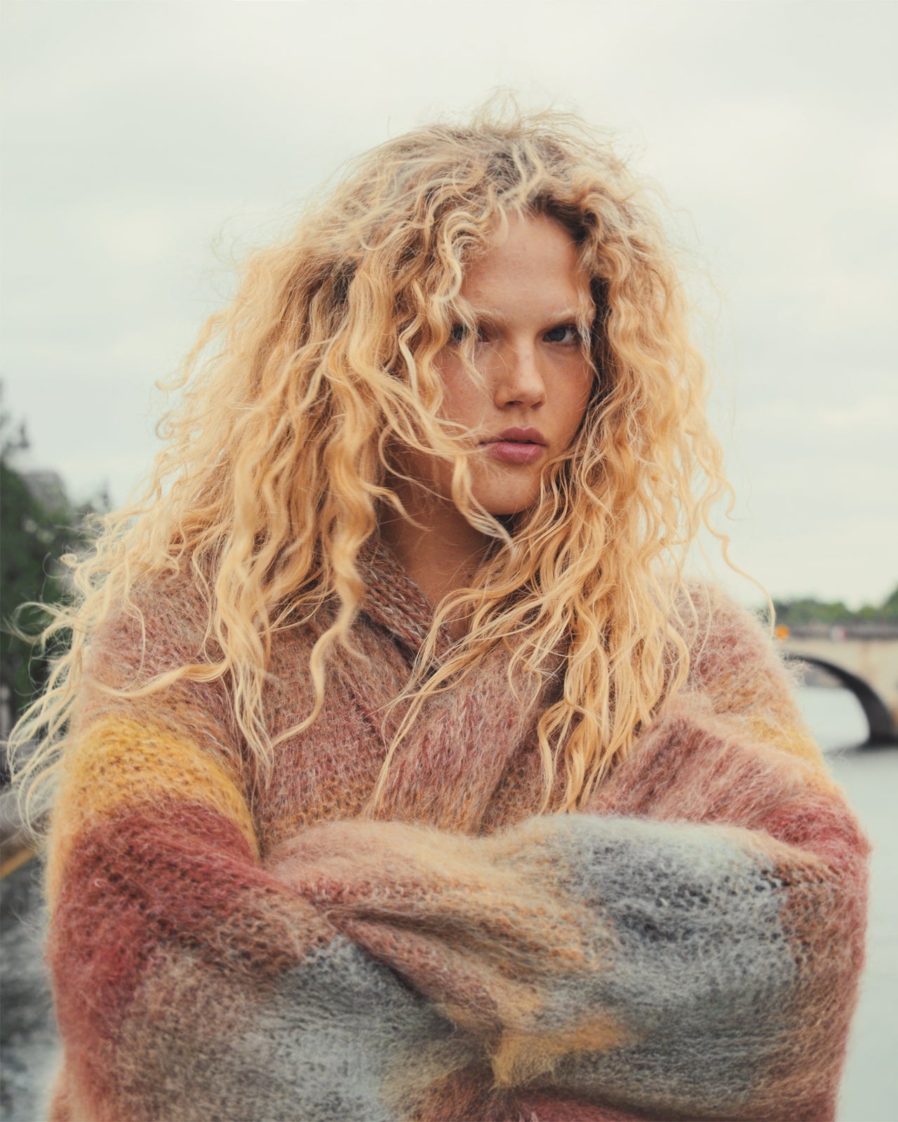 Stone Cardigan Kaki Ocre