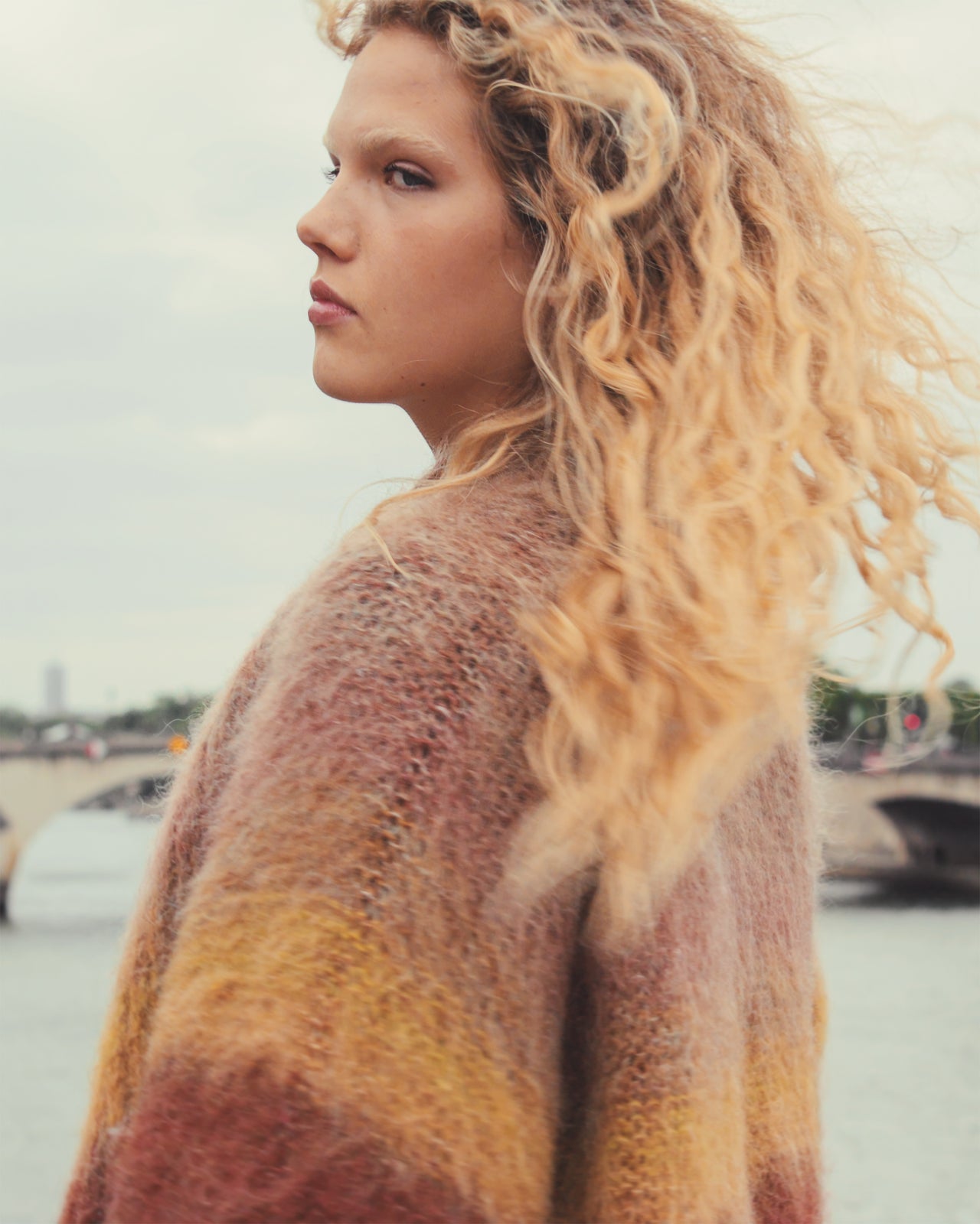 Stone Cardigan Kaki Ocre