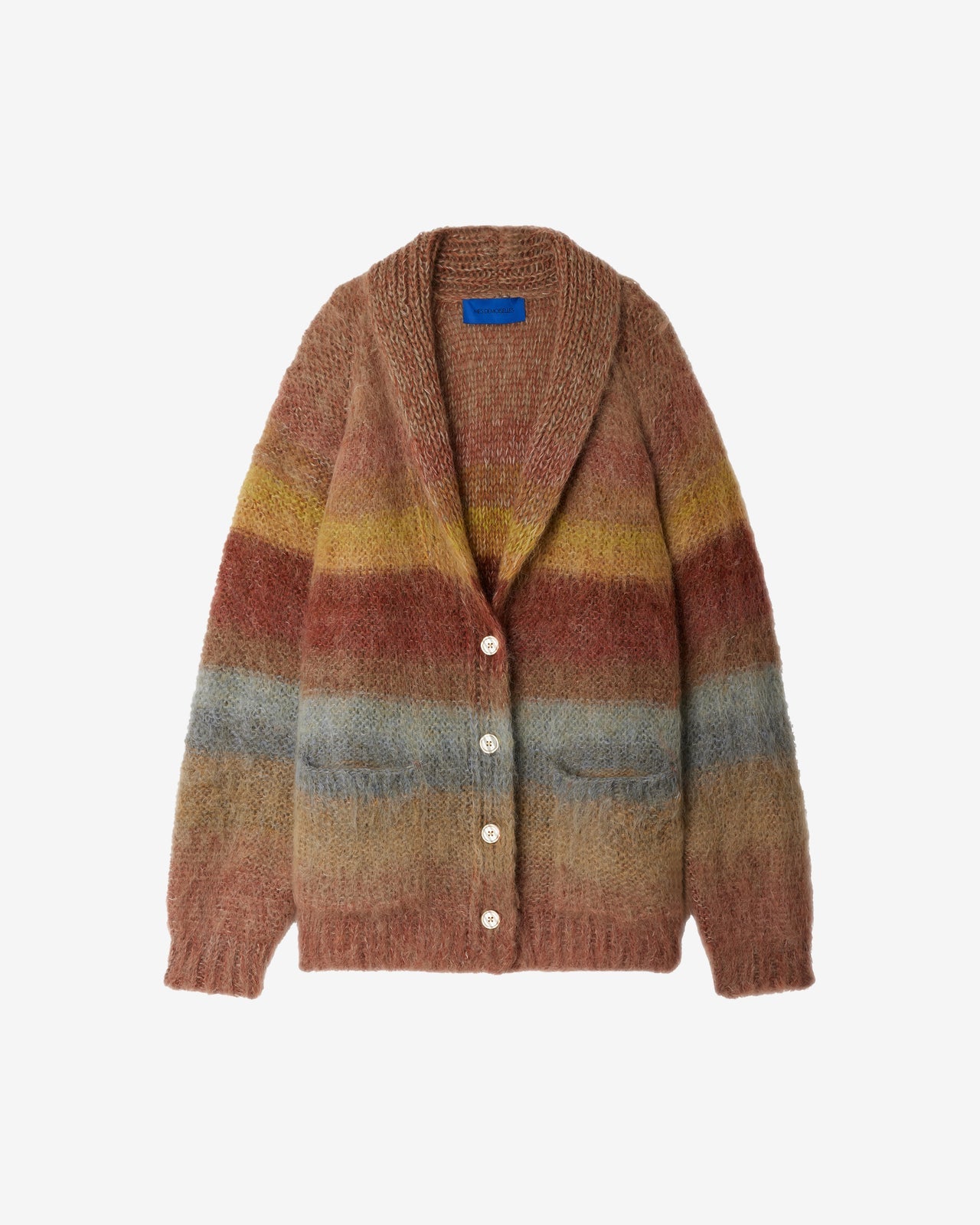 Stone Cardigan Kaki Ocre