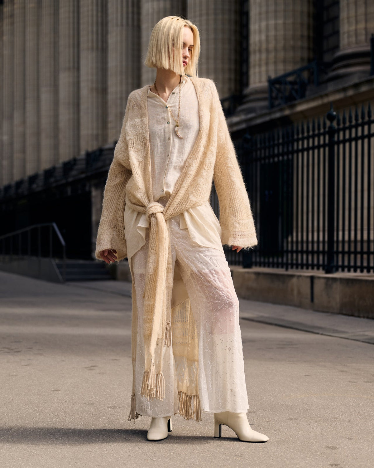 Royel Coat Ivory