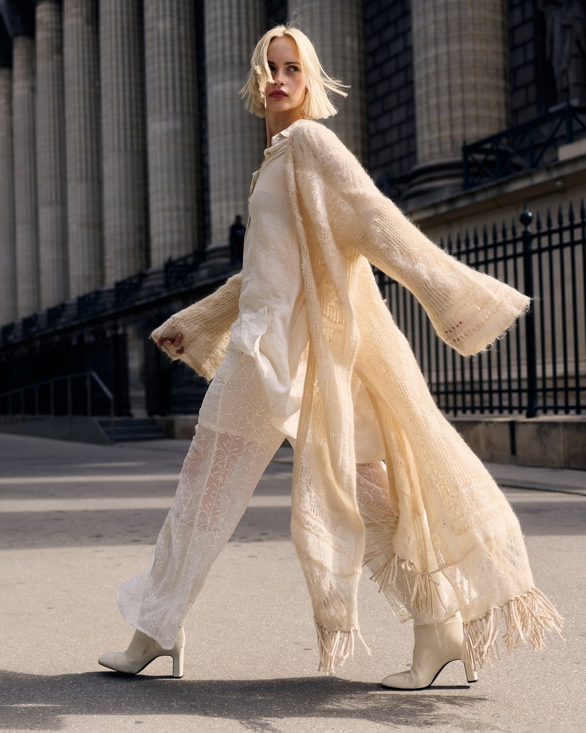 Royel Coat Ivory