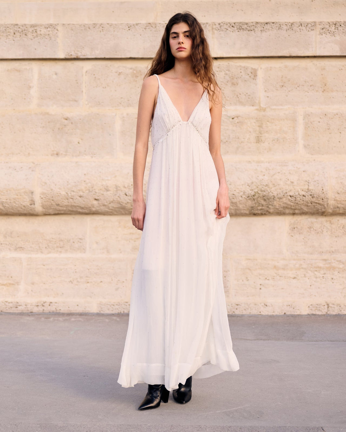 Softglow Dress Ecru