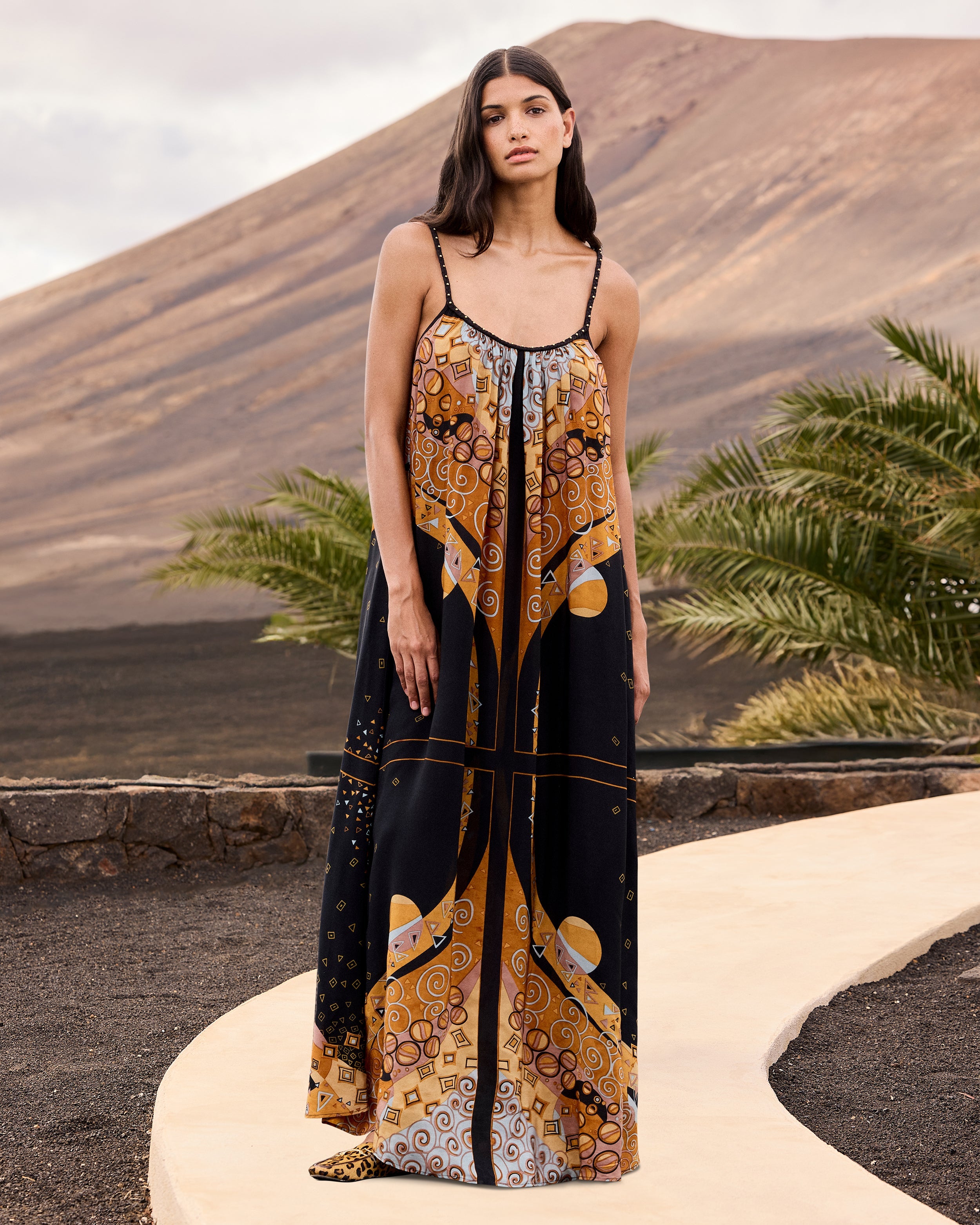 Mony Dress Ocre