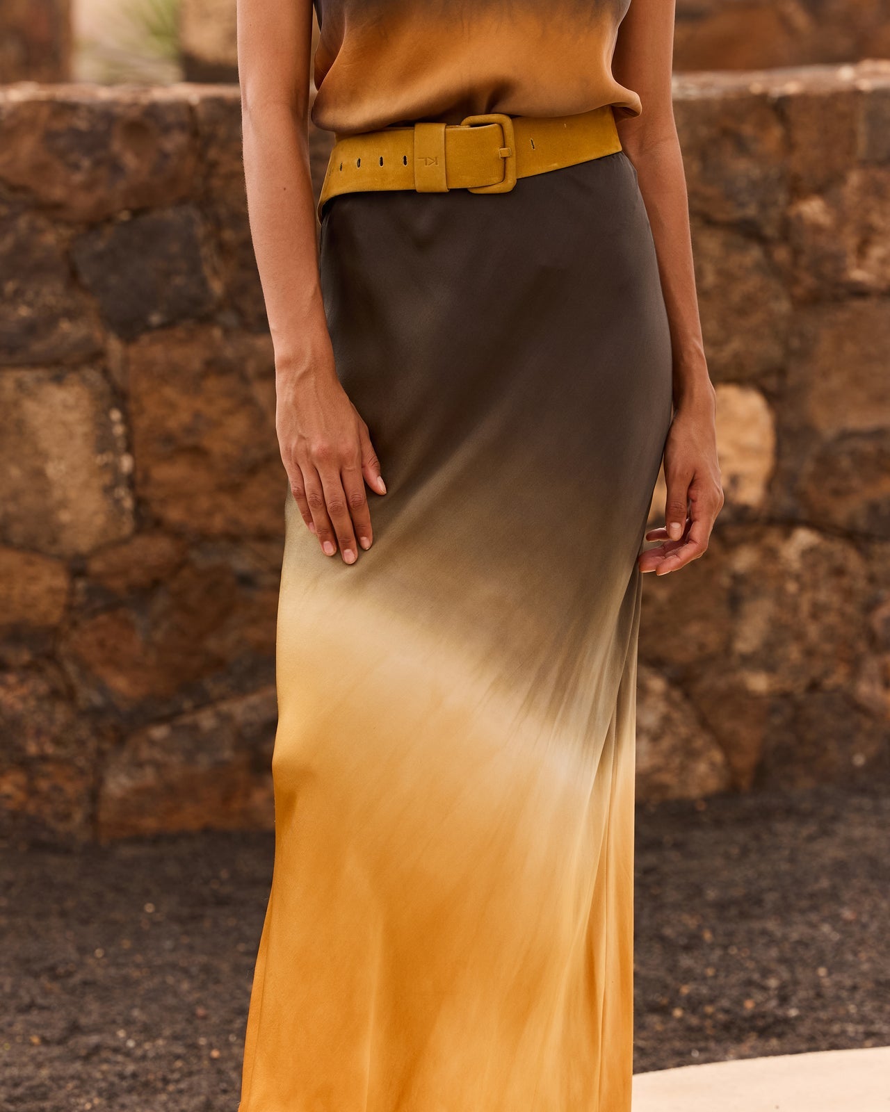 Trinity Skirt Ocre