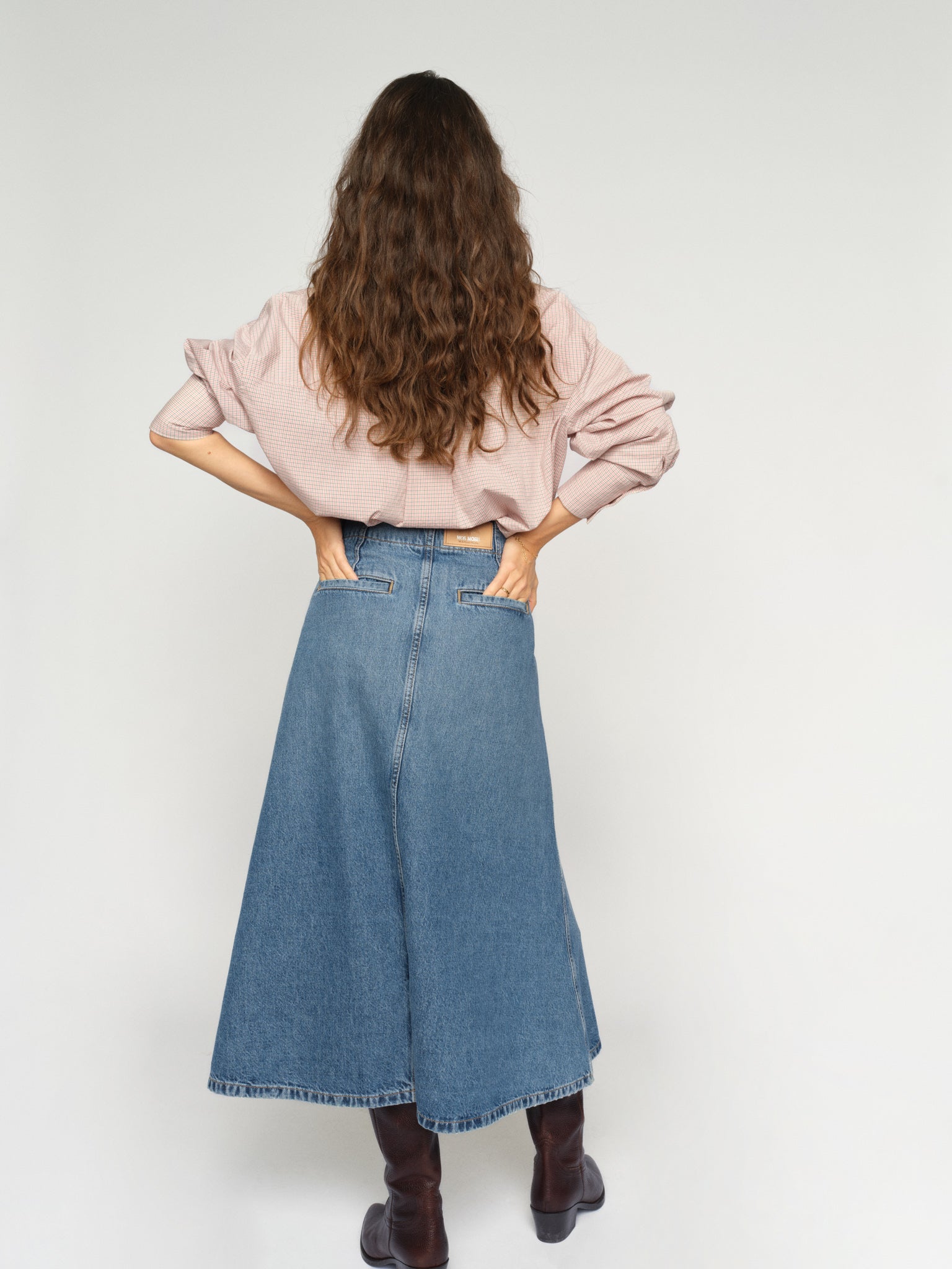 MMLeala Skirt Mid Blue