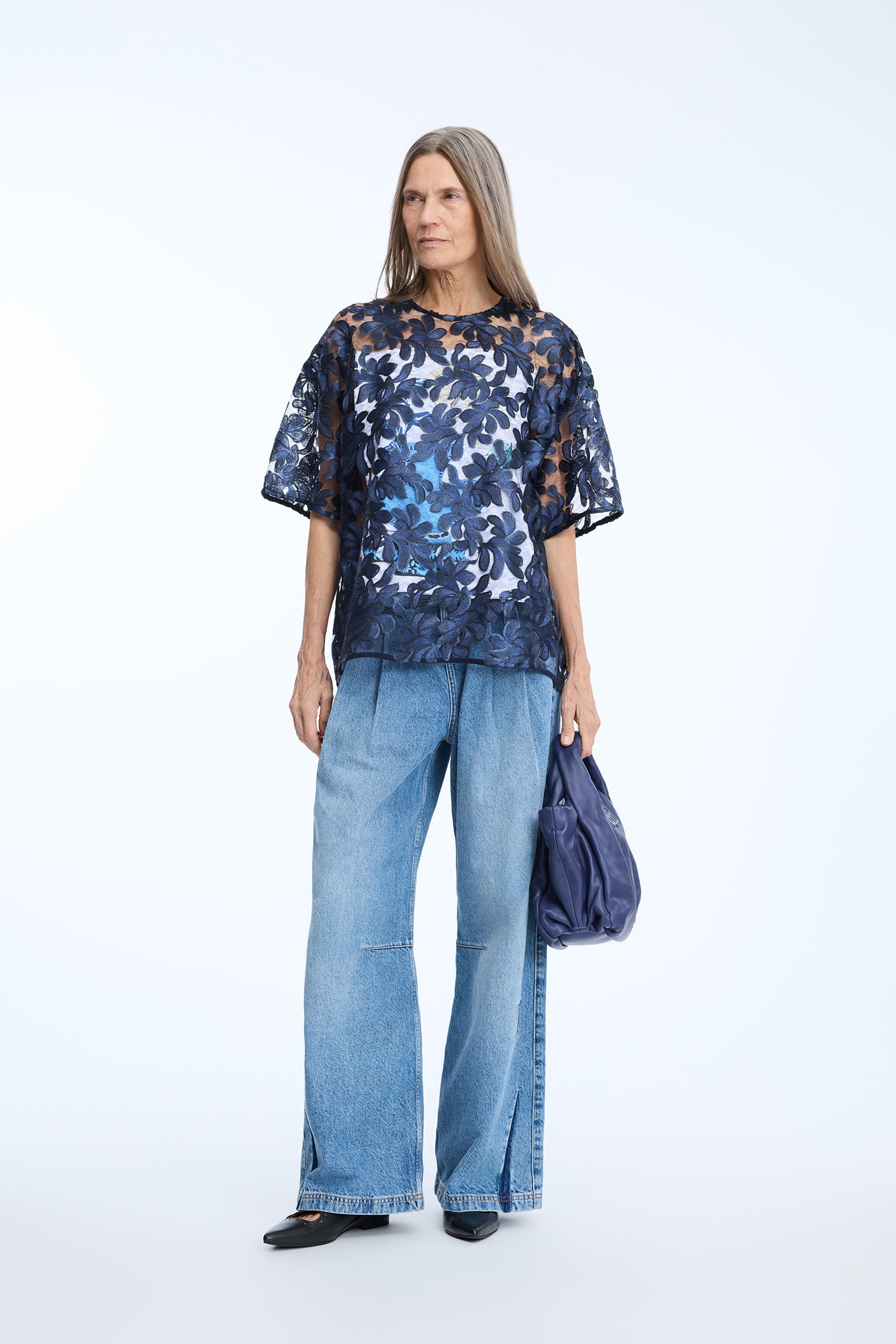 Natalya Top Indigo