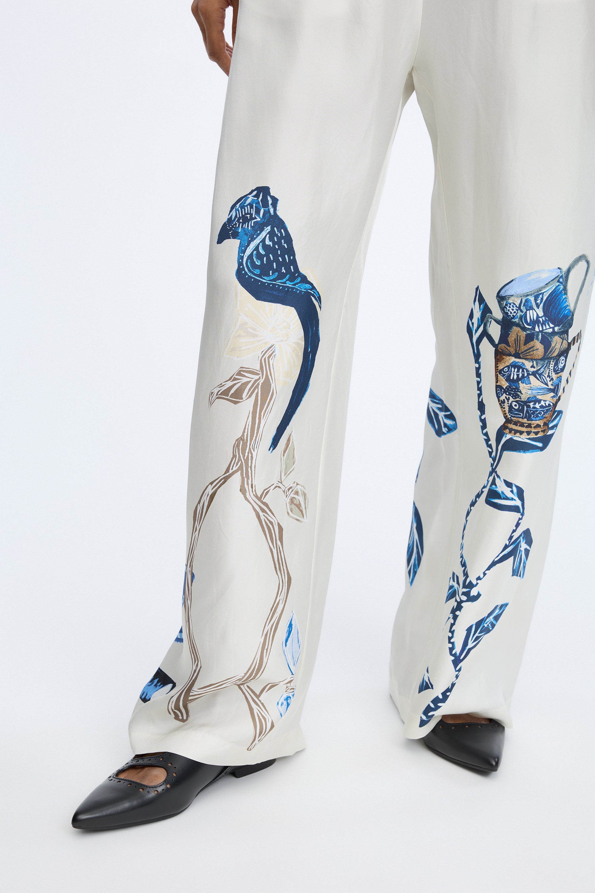 Fabert Pants Print Creme