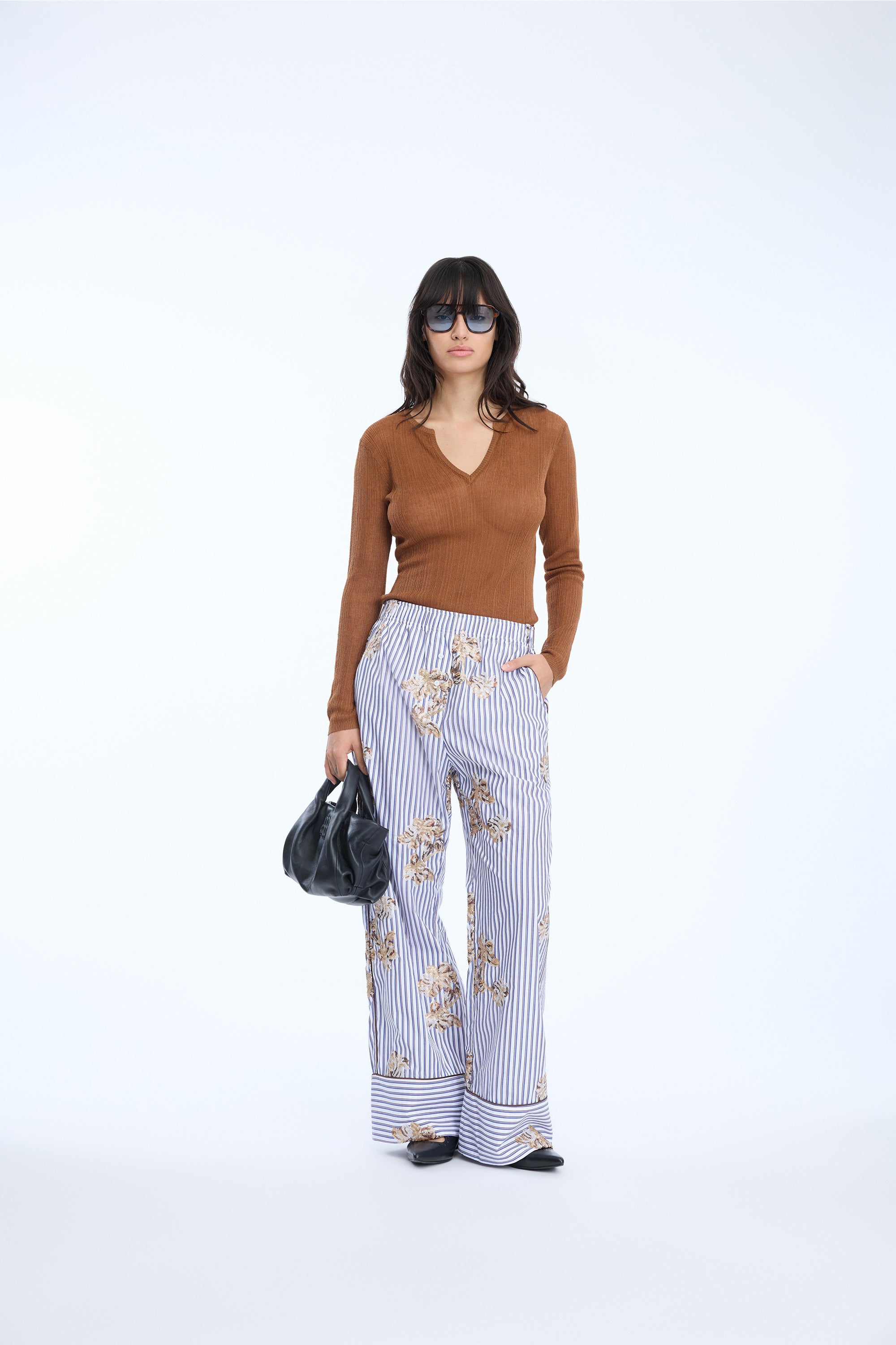 Nikita Pants Stripe White