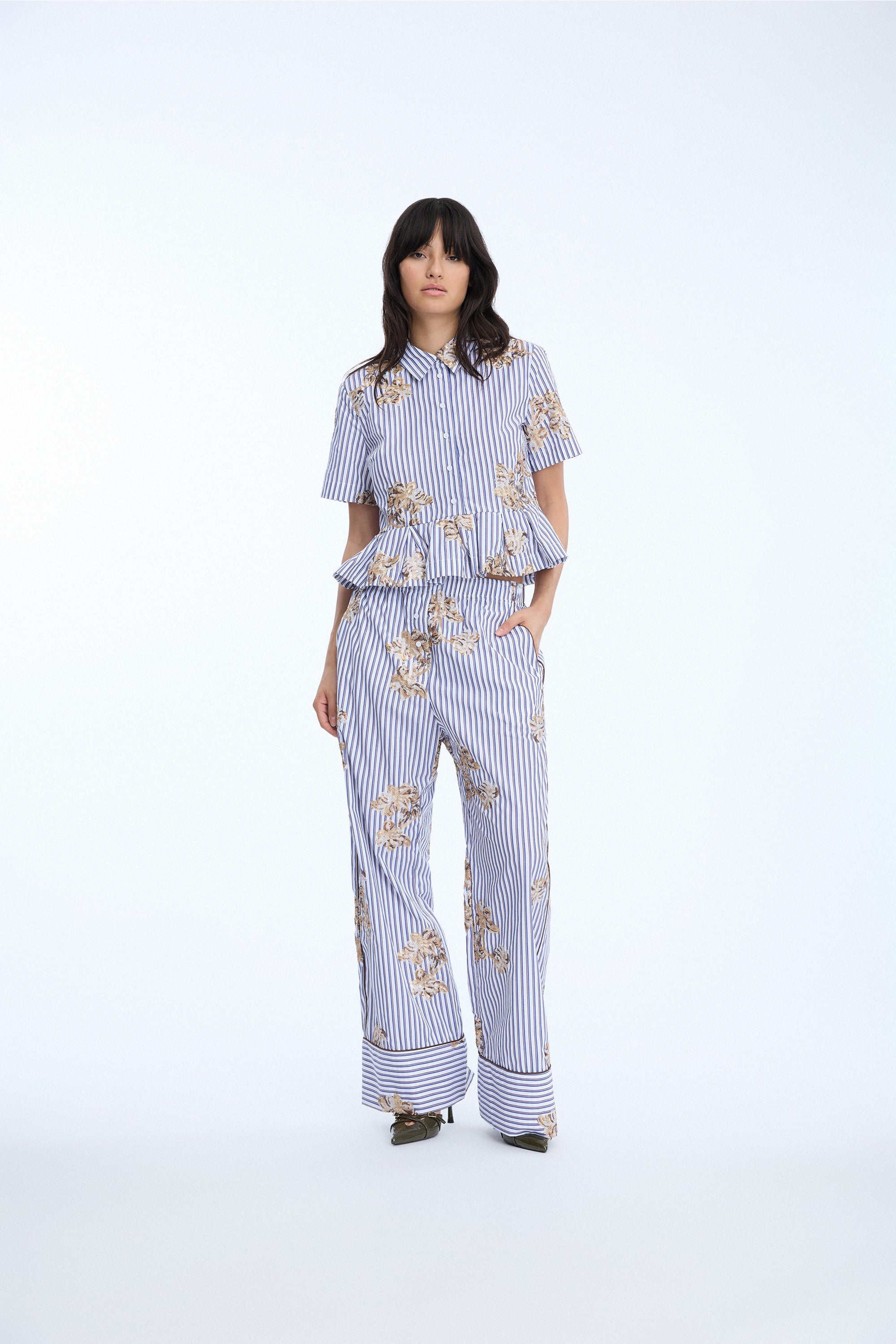 Nikita Pants Stripe White
