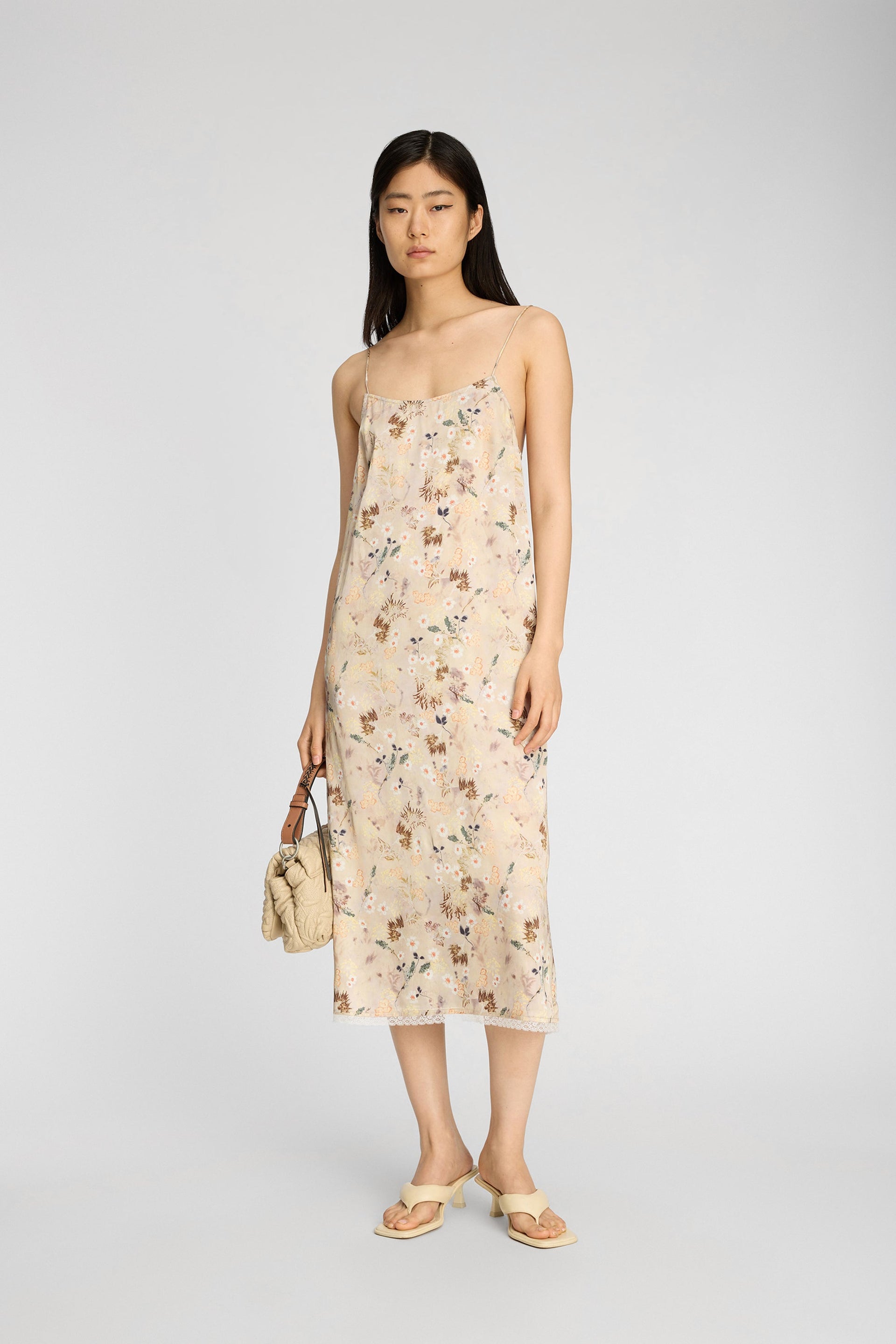 Barika Slip Dress Print Nature