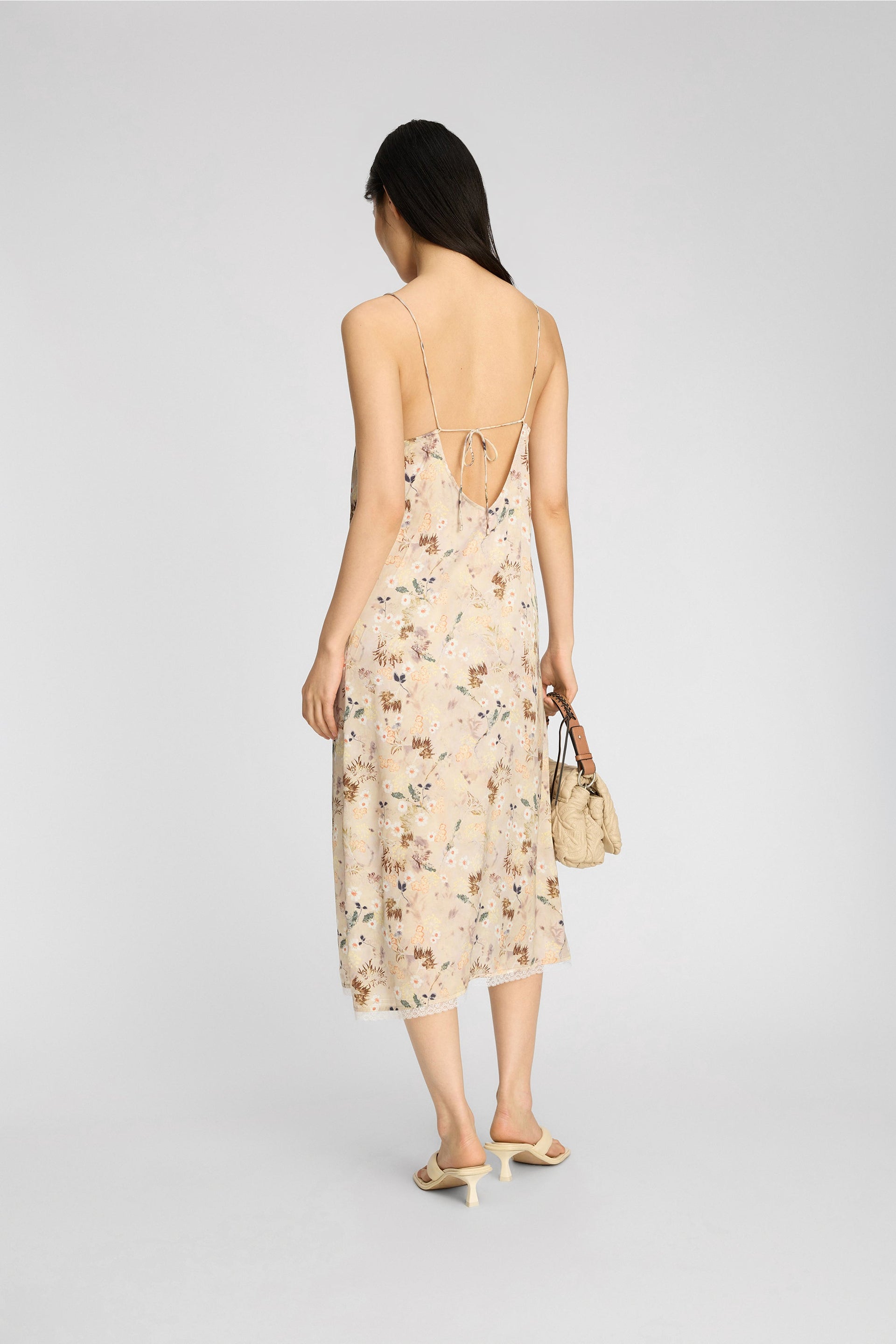 Barika Slip Dress Print Nature
