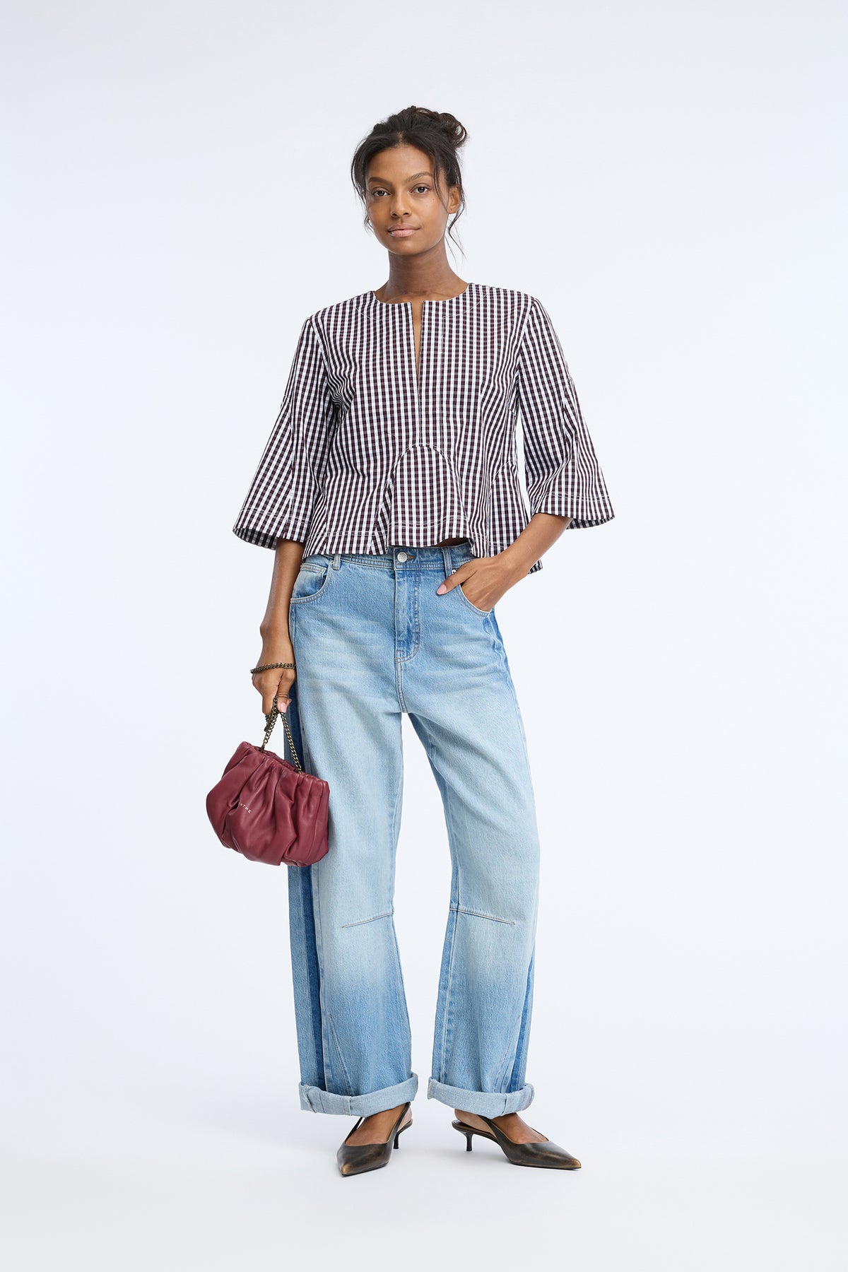 Capri Top Plum