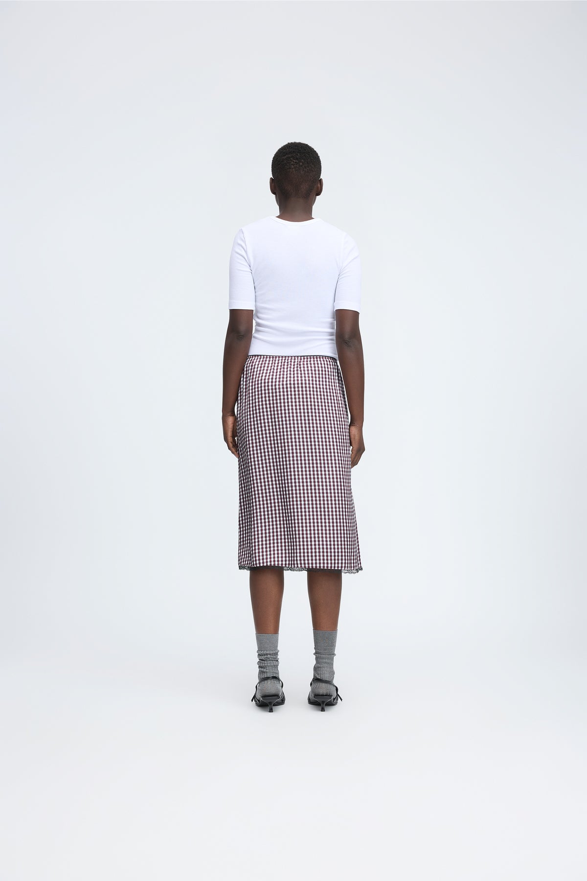 Catosha Slip Skirt Plum