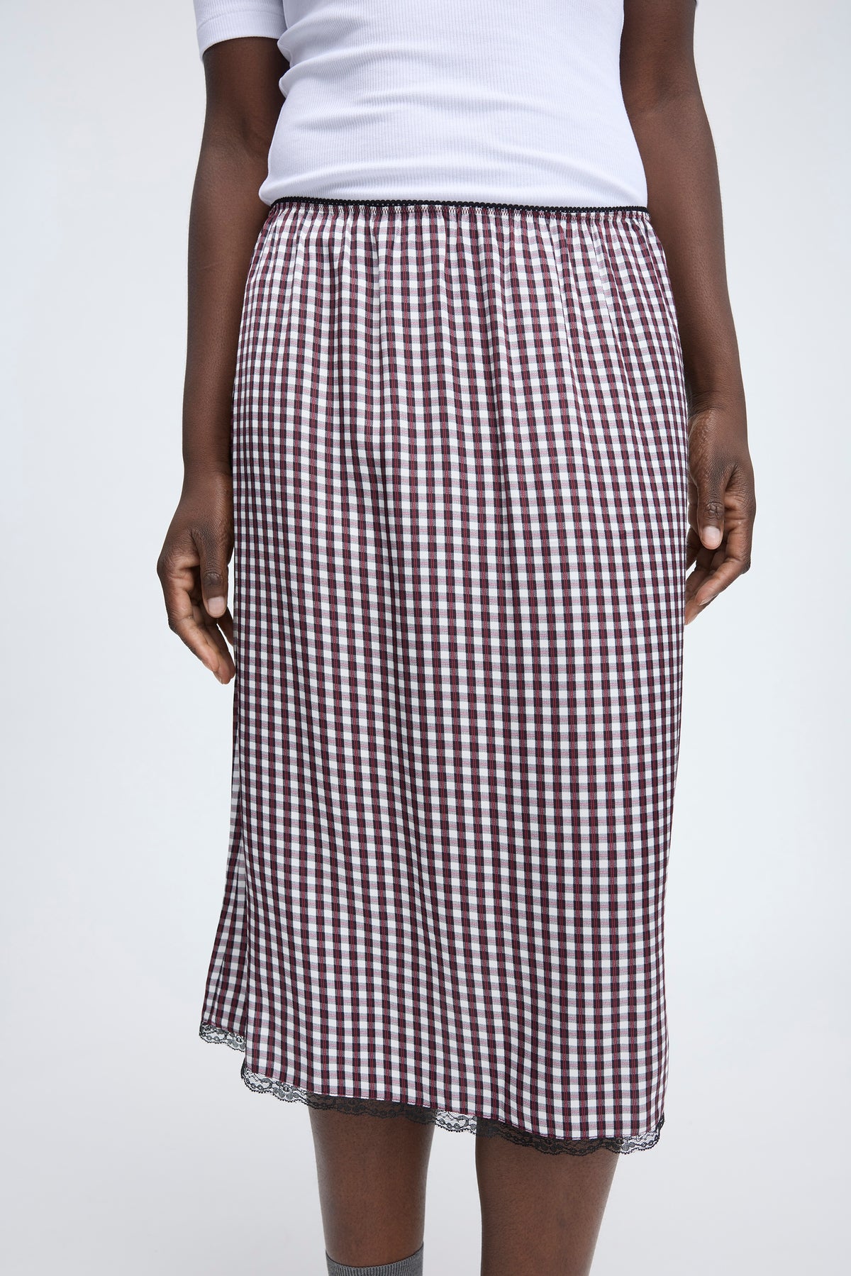 Catosha Slip Skirt Plum