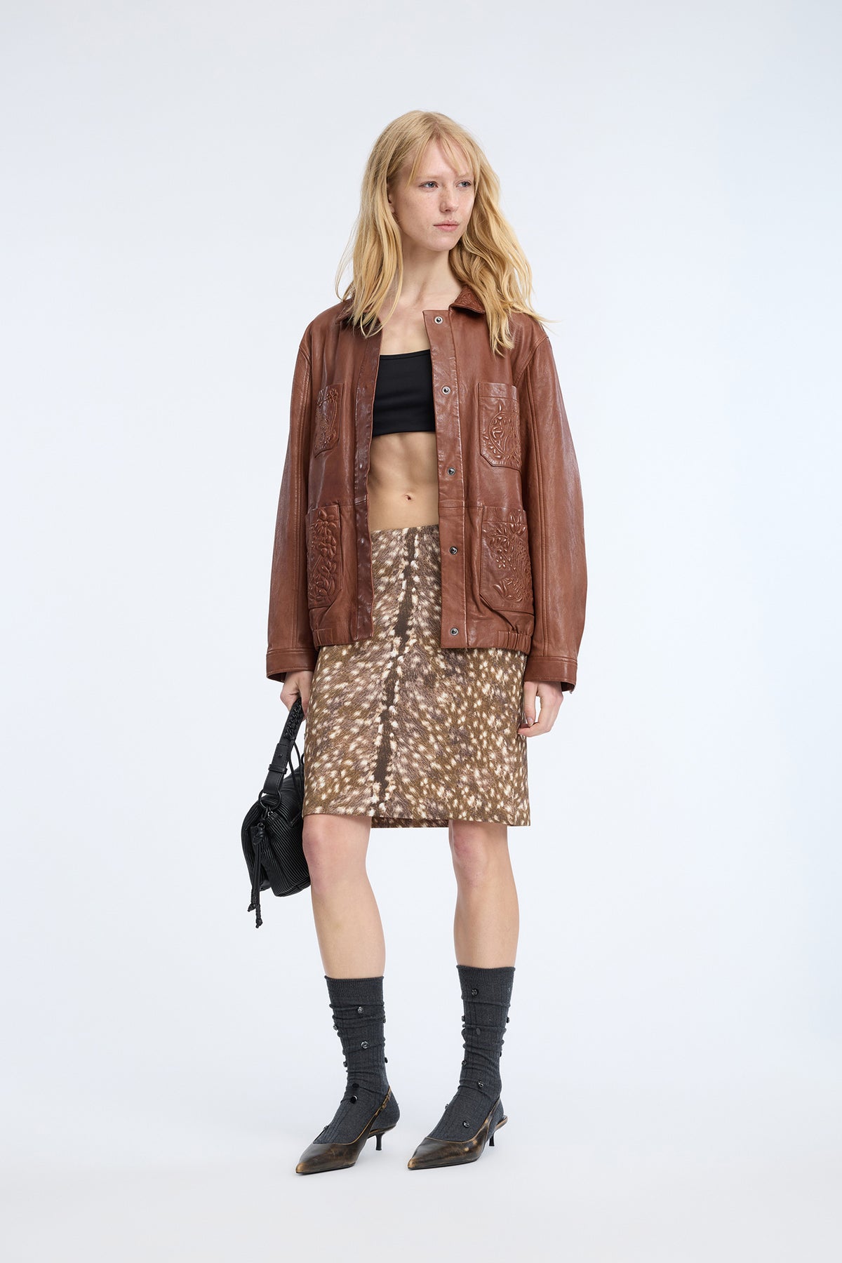 Cylie Skirt Print Animal