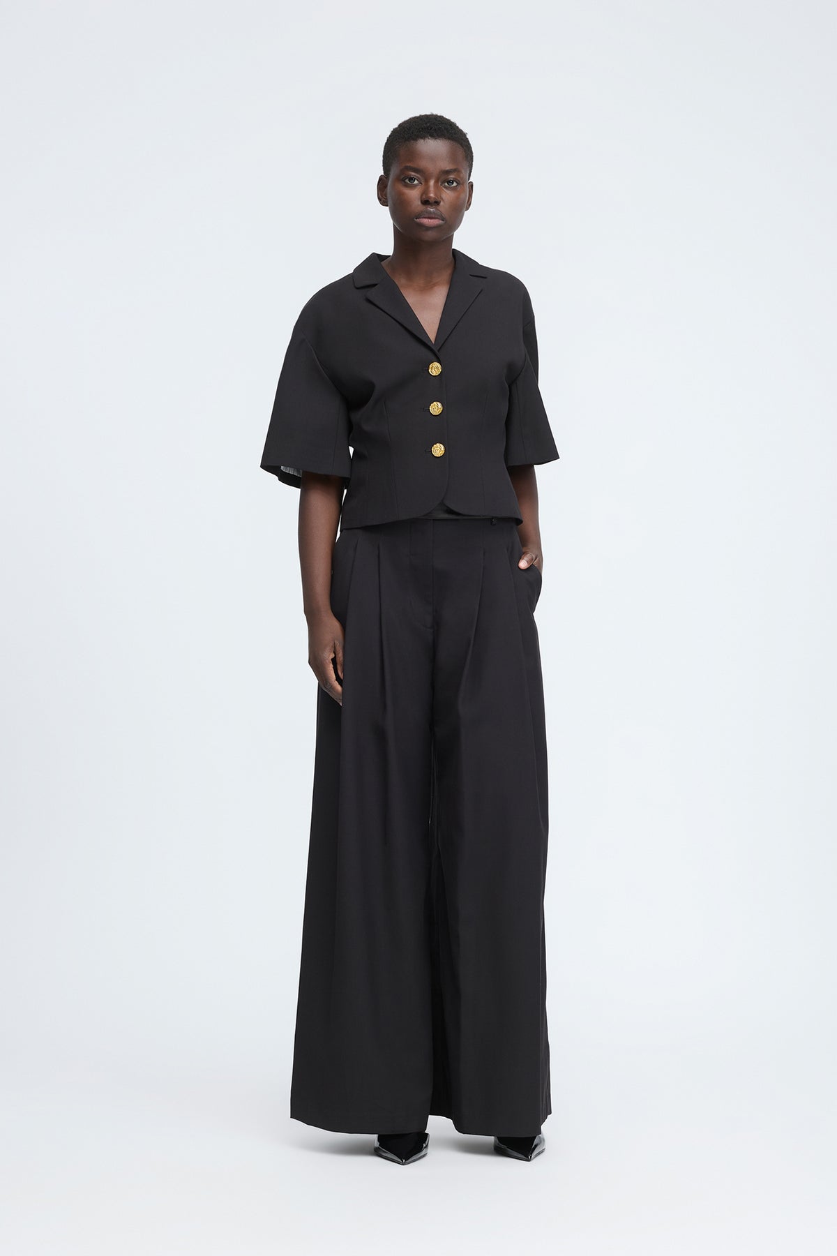 Coralie Top Black