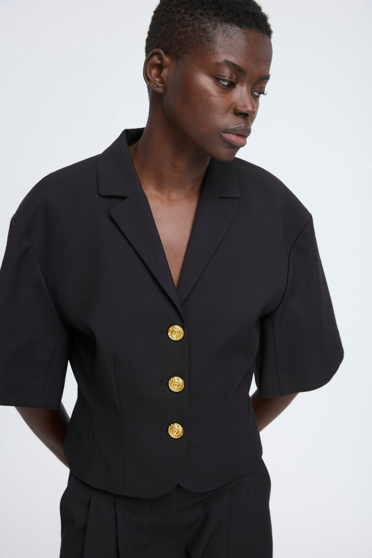 Coralie Top Black