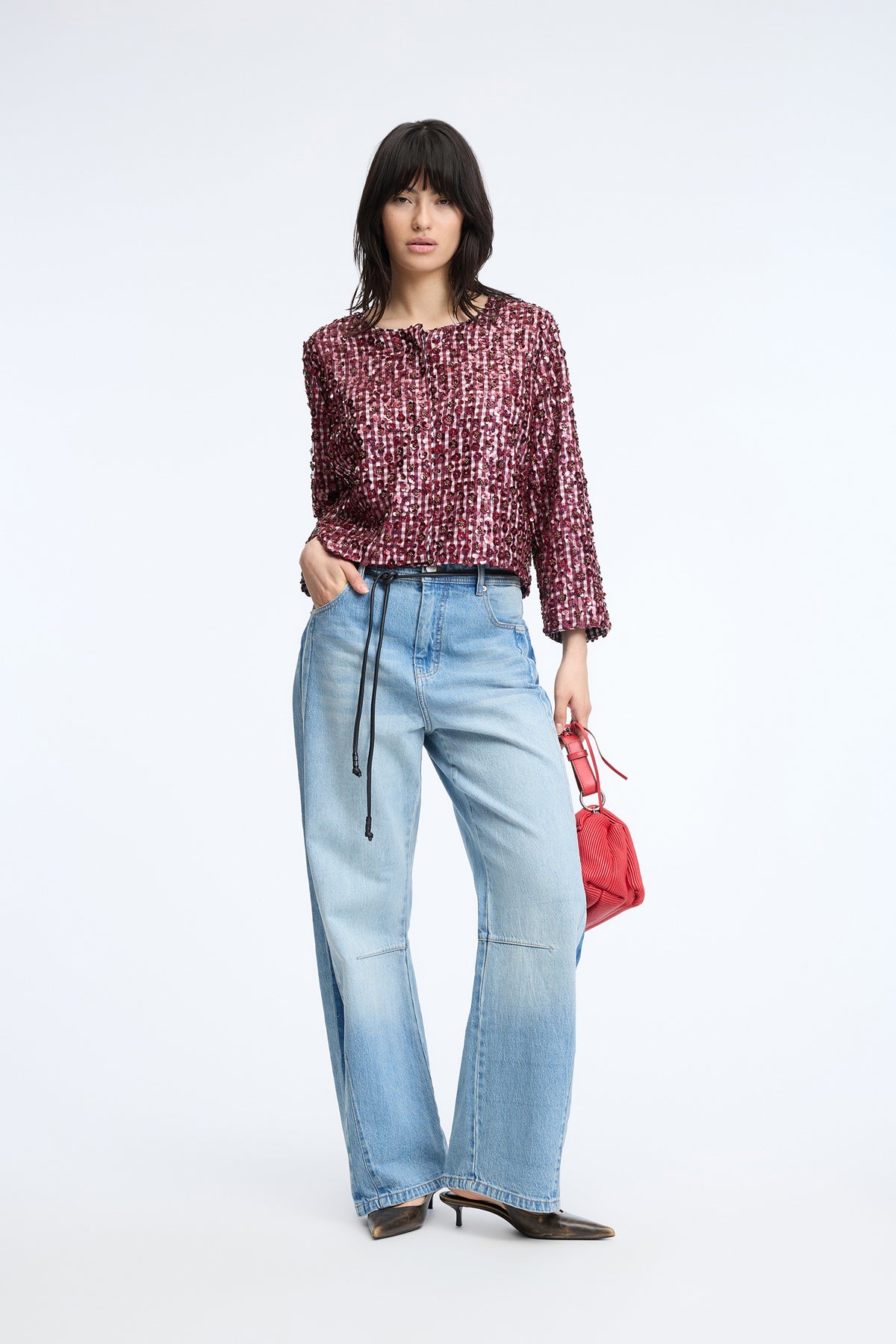 Cakio Blouse Bordeaux