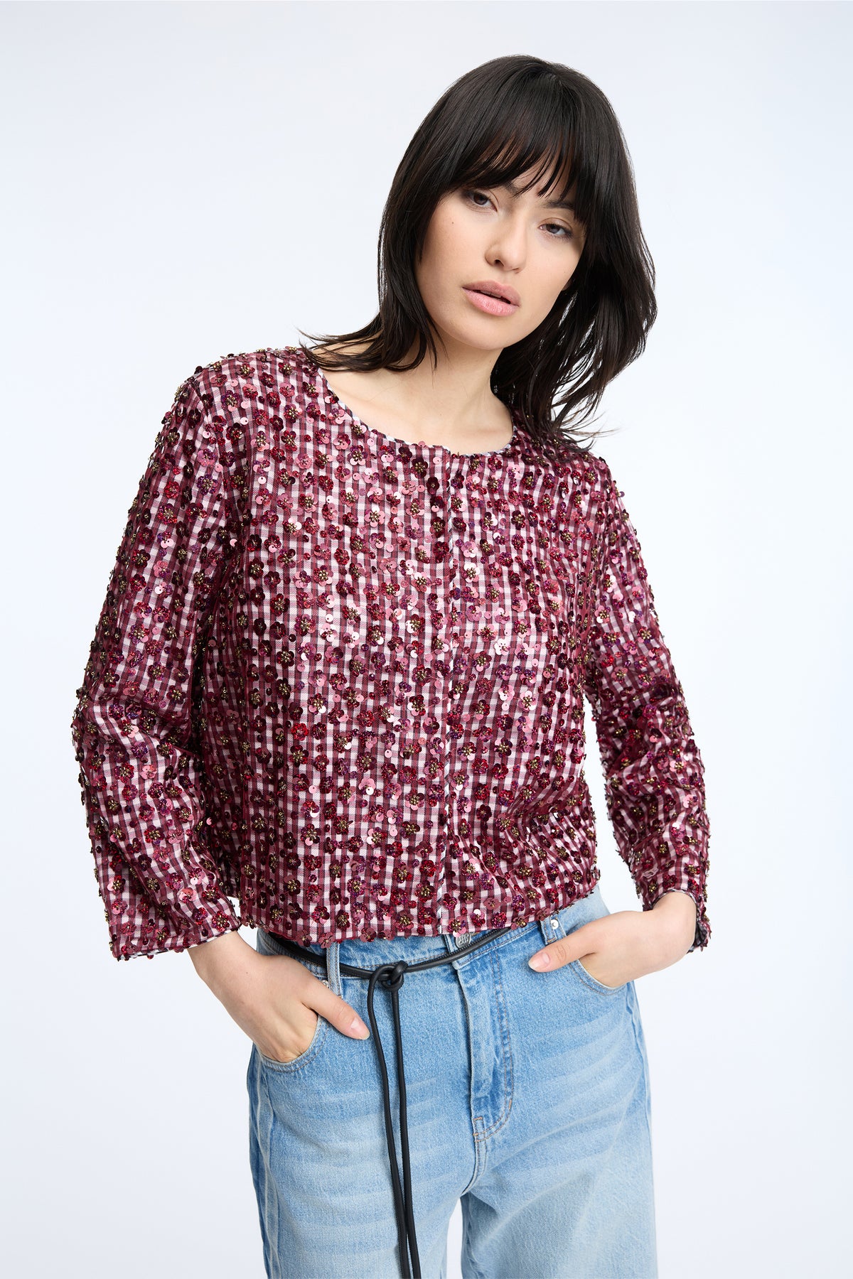Cakio Blouse Bordeaux