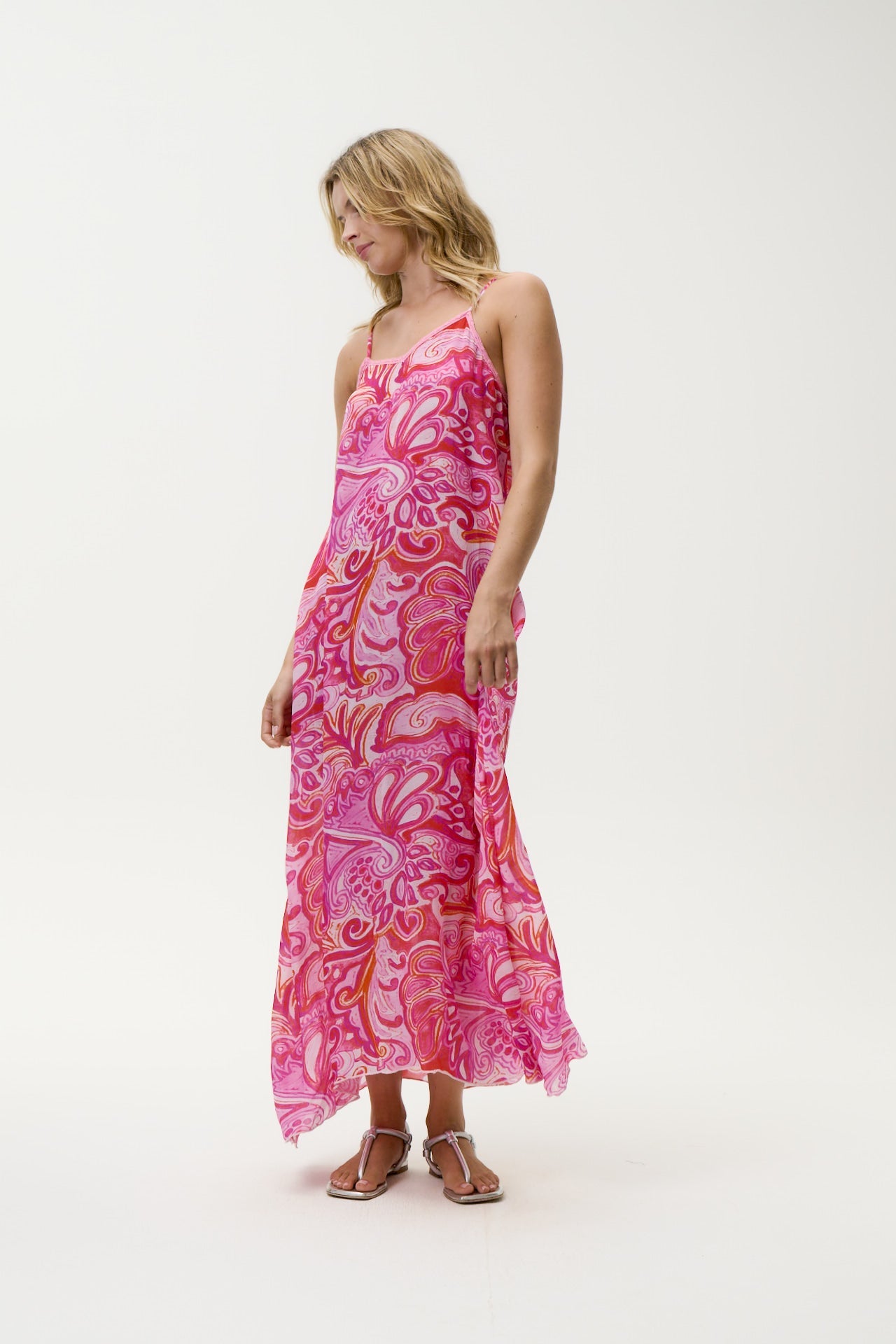 Antoinette Slip Merida Pink Swirl