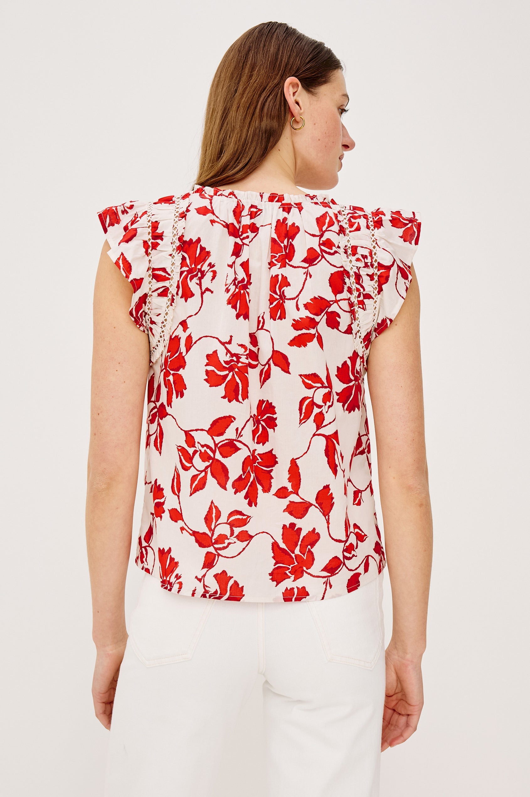 Allea Top Red Jasmine