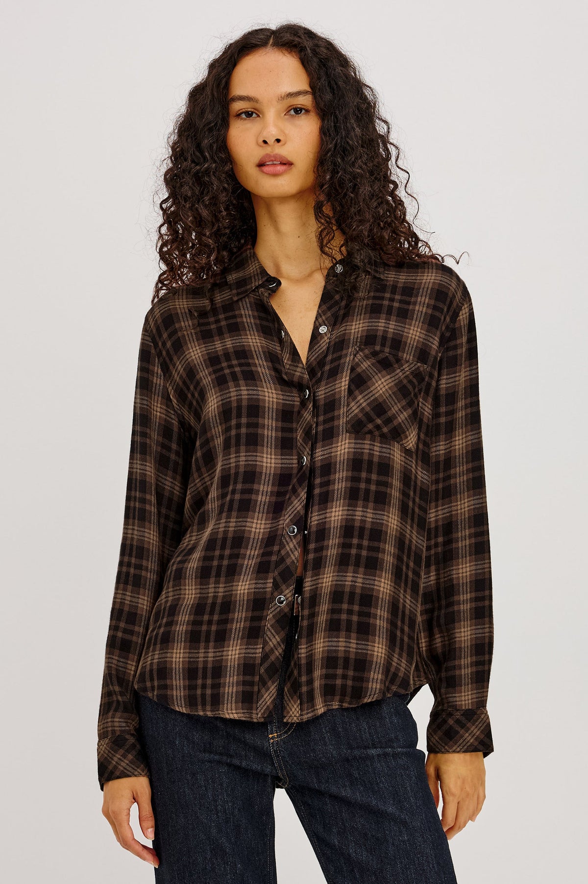 Hunter Shirt Almond Black