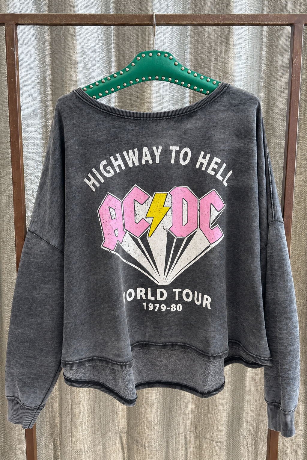 AC/DC Sweatshirt Vintage Black