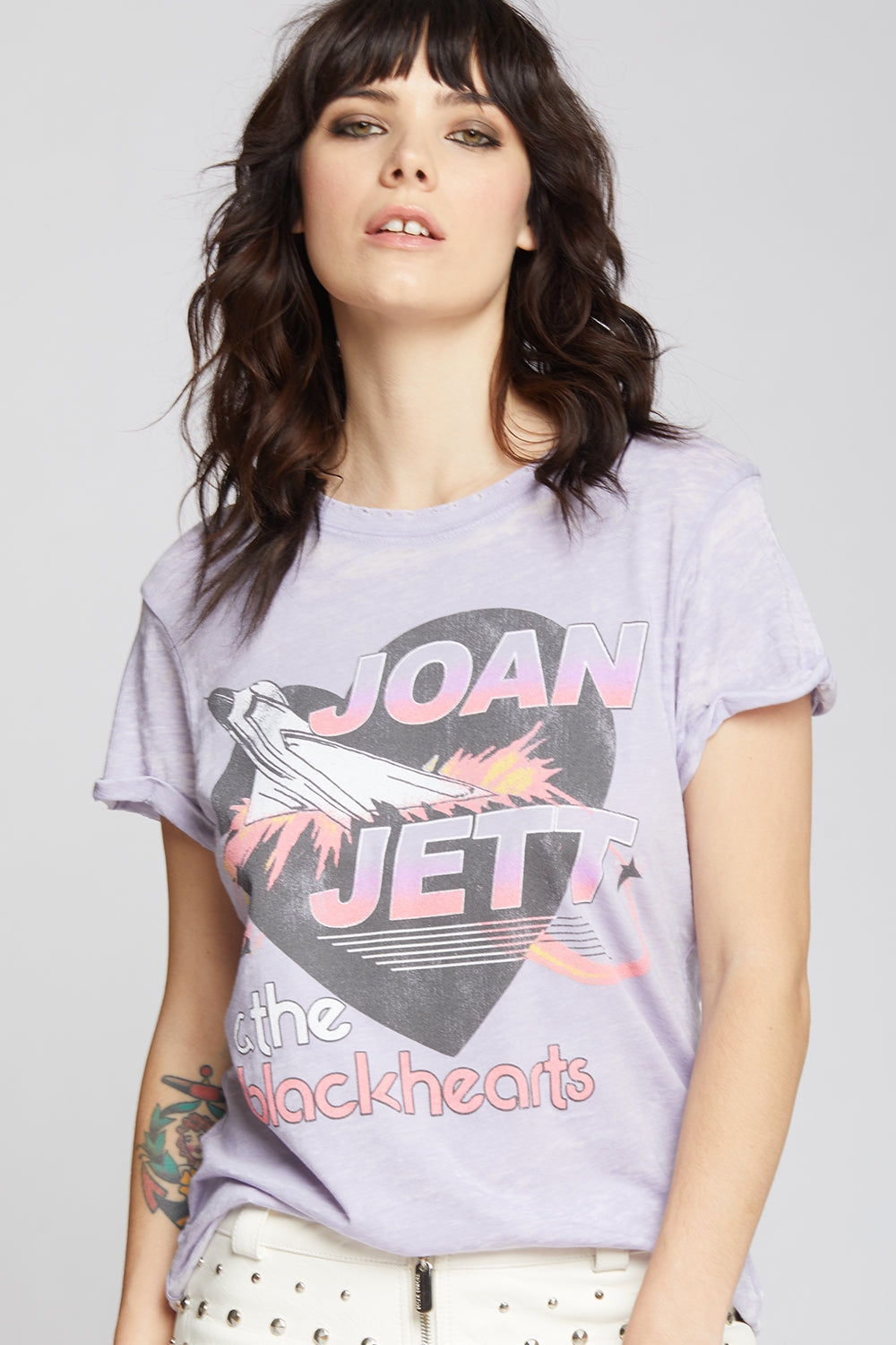 Joan Jett & The Blackhearts Rocket Vintage Tee Lilac