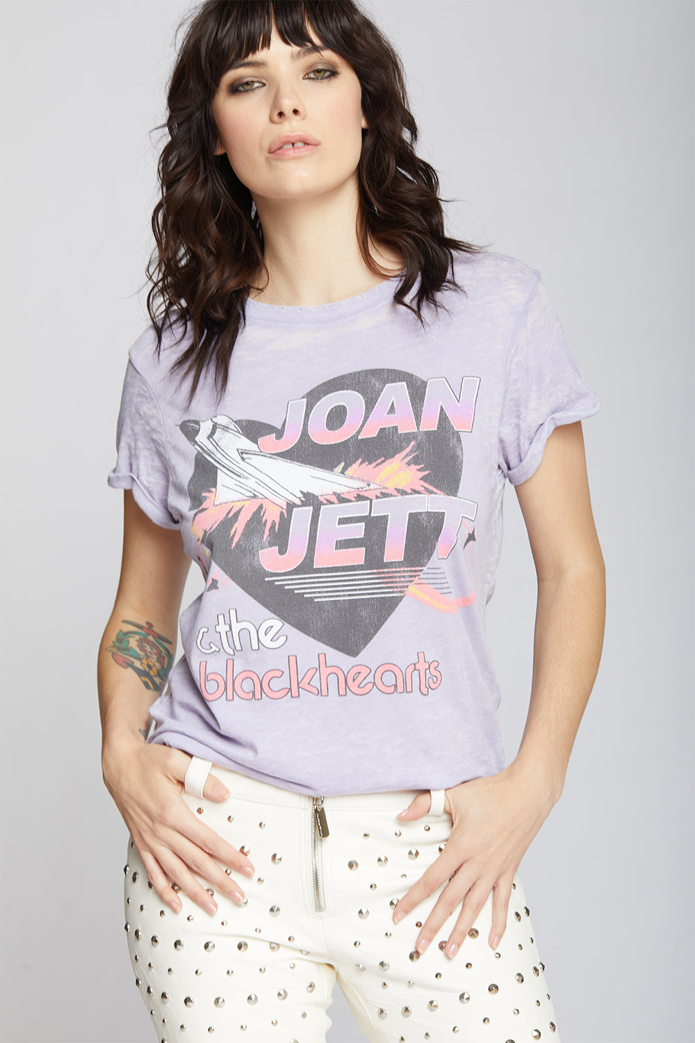 Joan Jett & The Blackhearts Rocket Vintage Tee Lilac