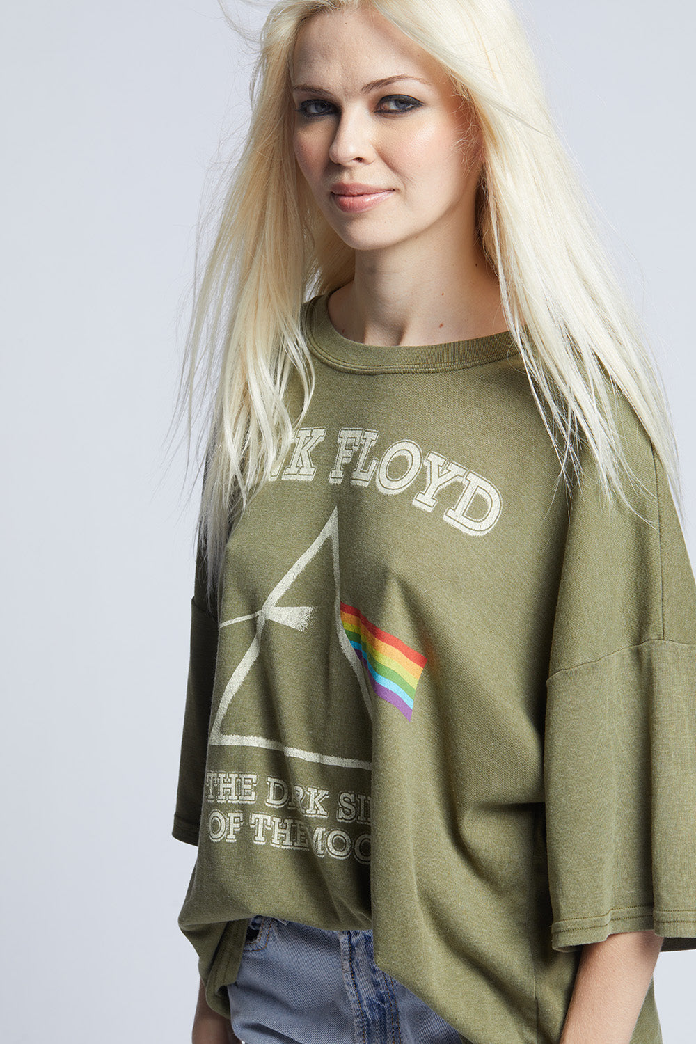 Pink Floyd Dark Side of the Moon Tee Olive