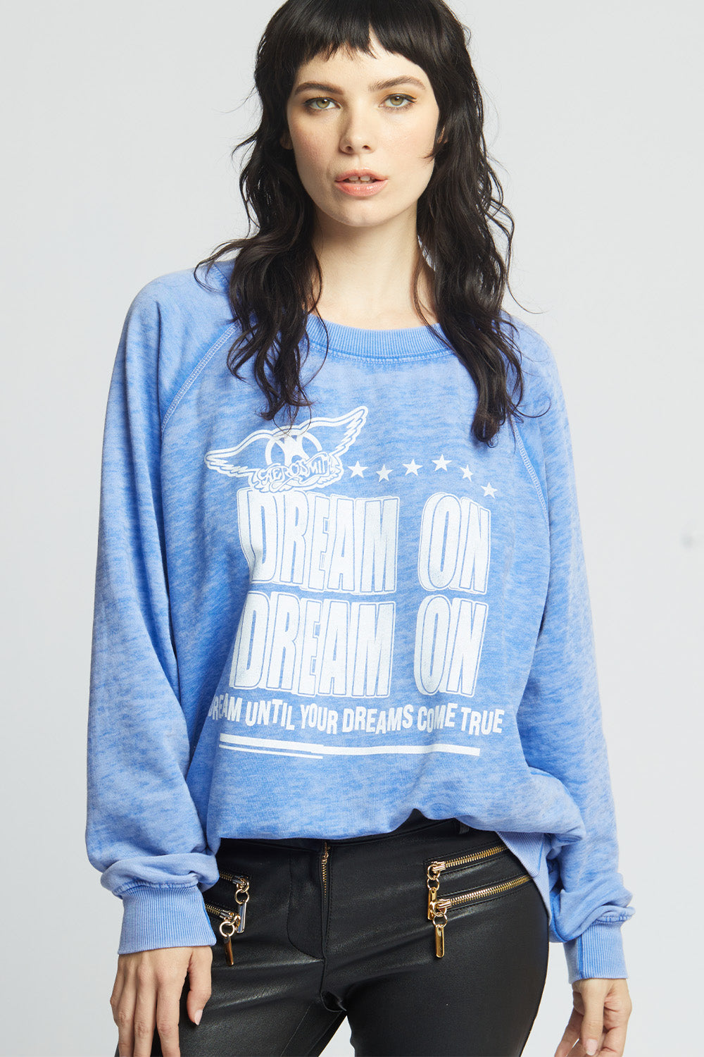 Aerosmith Dream On Sweater Electric Blue