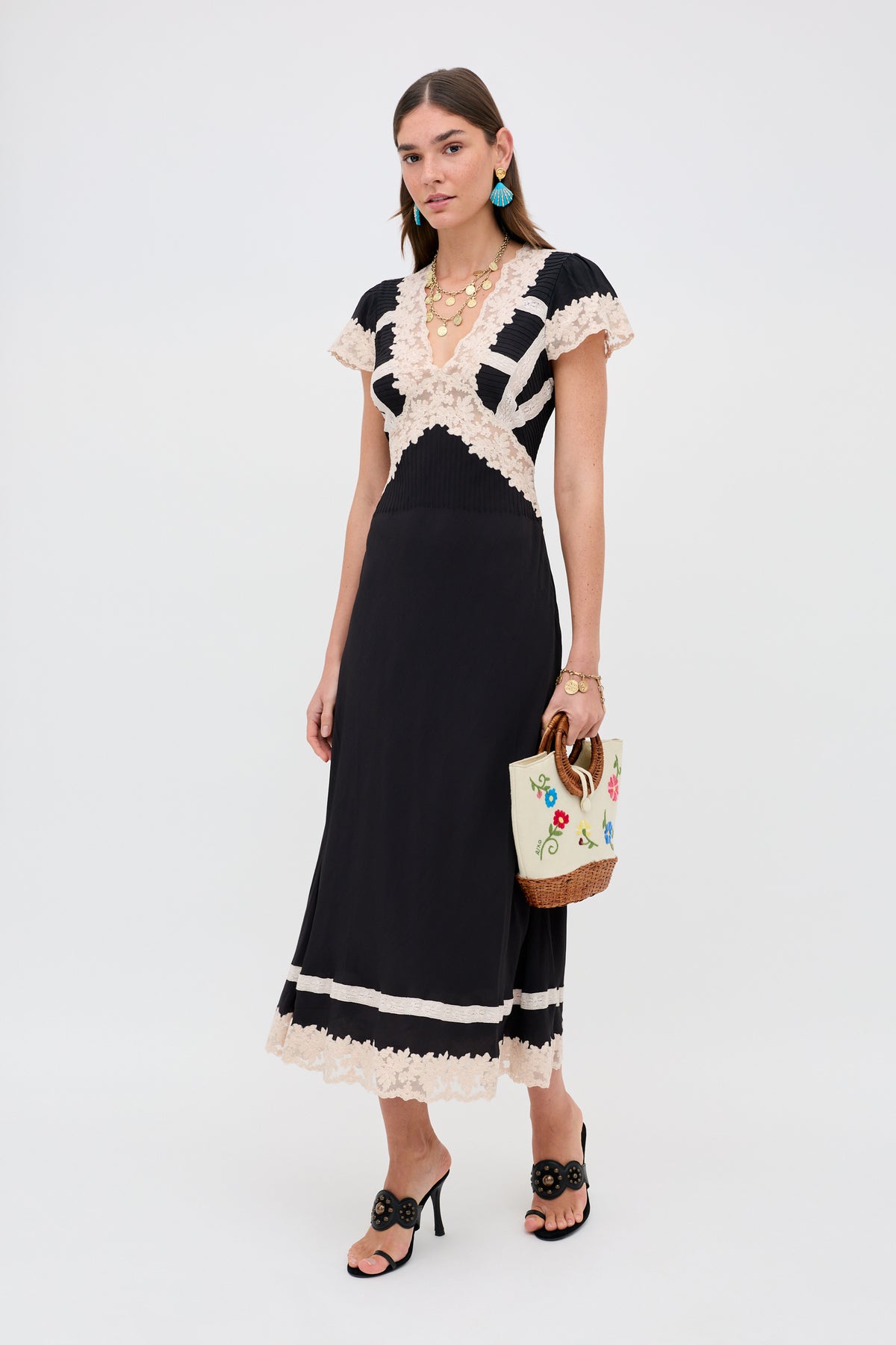 Rixo Martina Dress Black - Gunnel's Fashion Marbella Rixo Martina Dress Black - Gunnel's Fashion Marbella