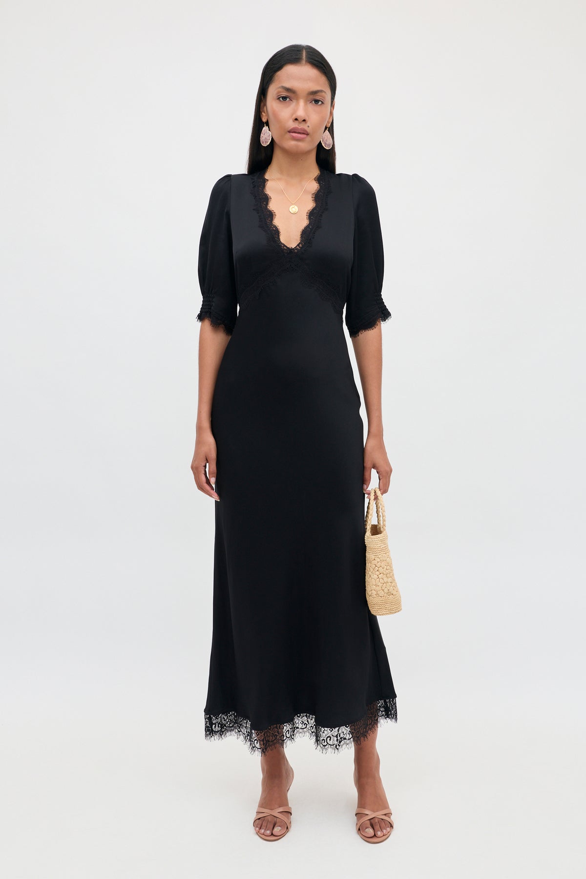 Annina Midi Dress Black