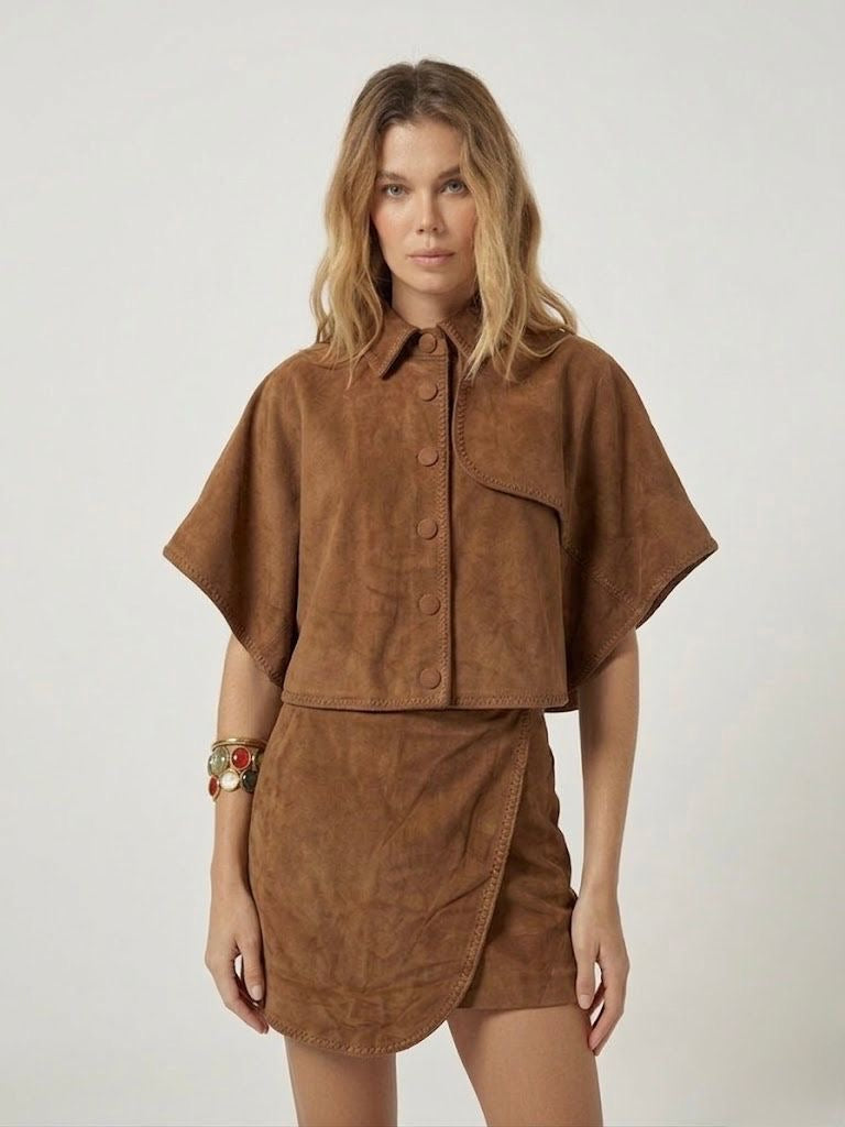 Vontel Skirt Camel Brown