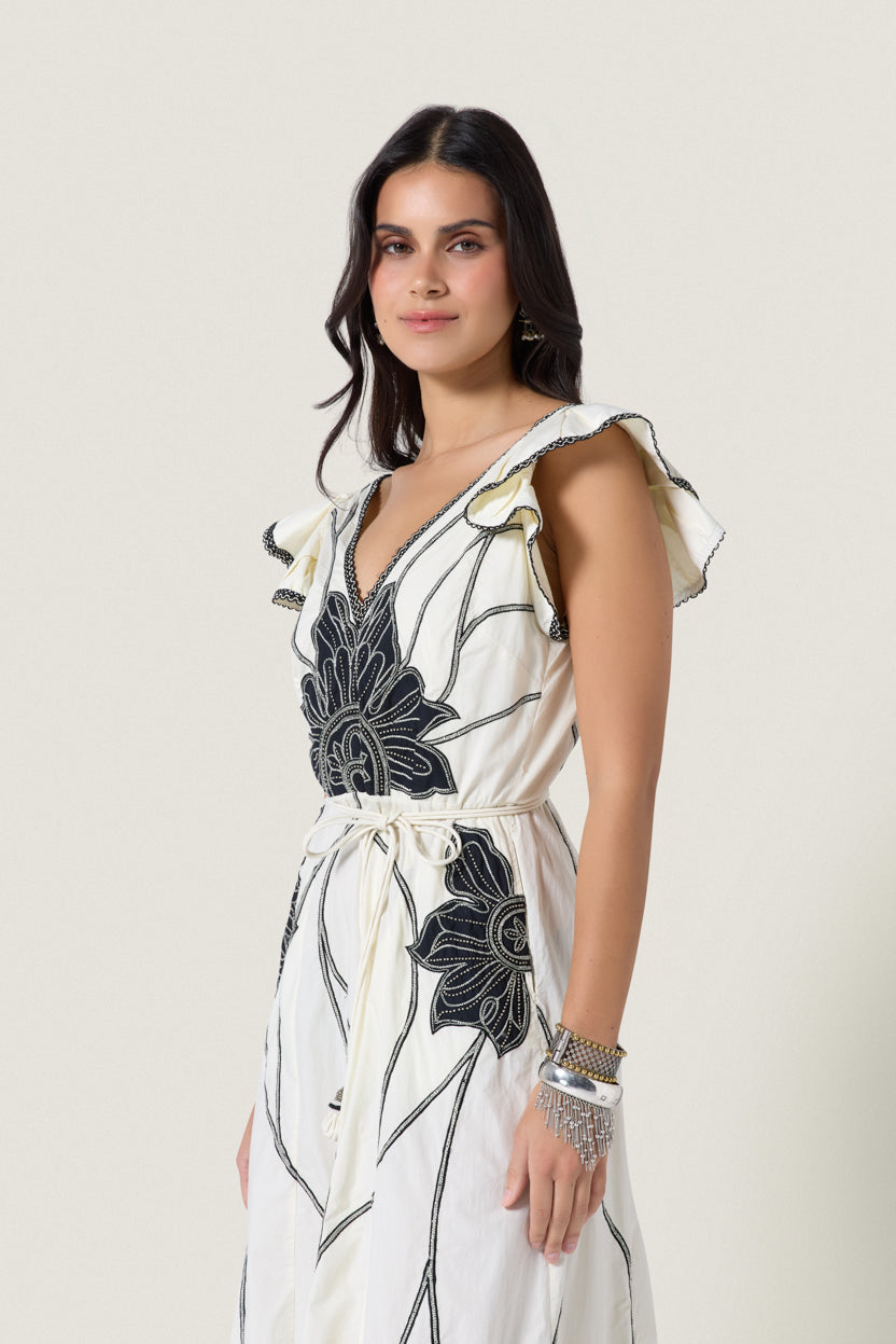 Vittorio Dress Papyrus Onyx Black