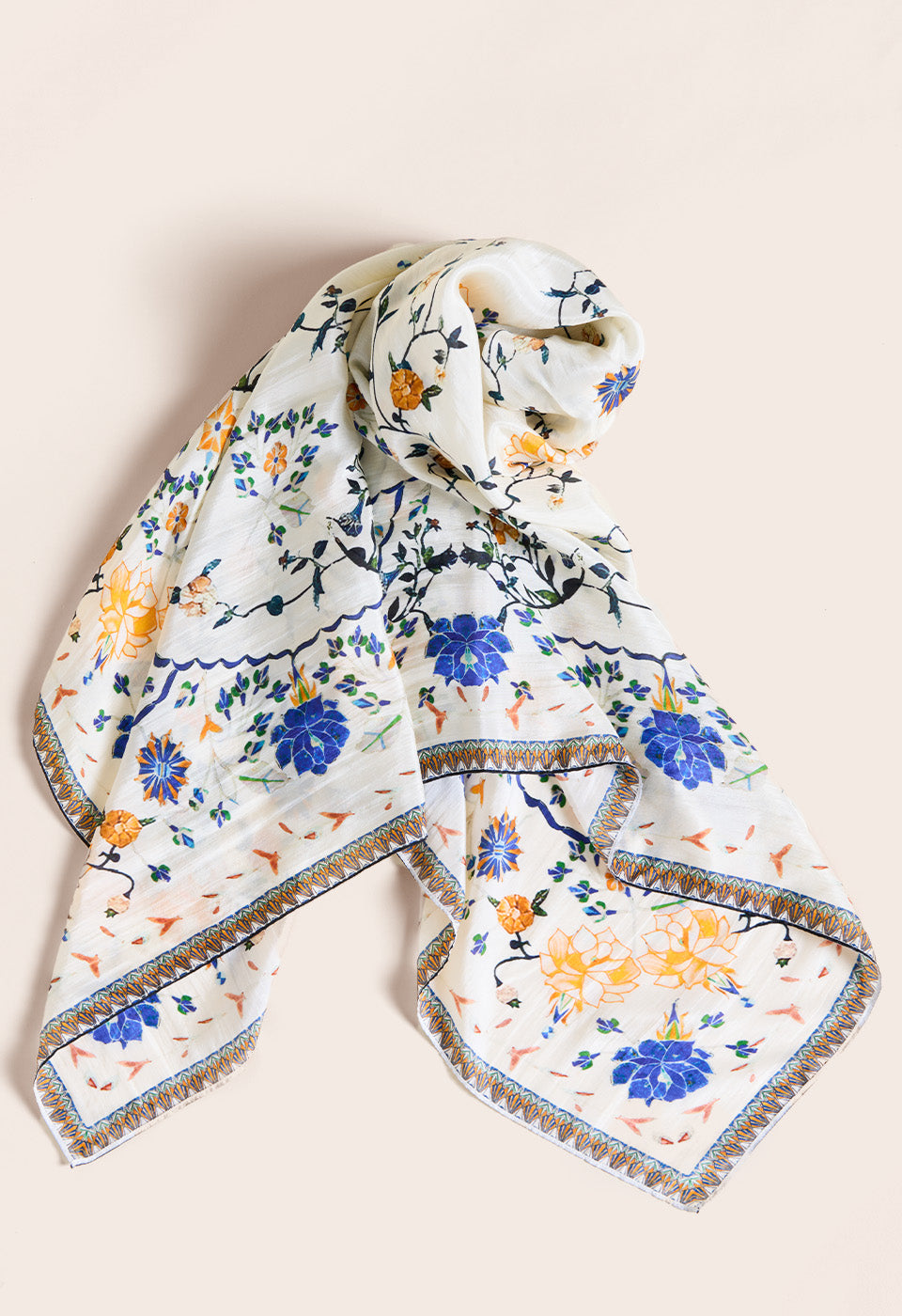In Full Bloom Silk Scarf
