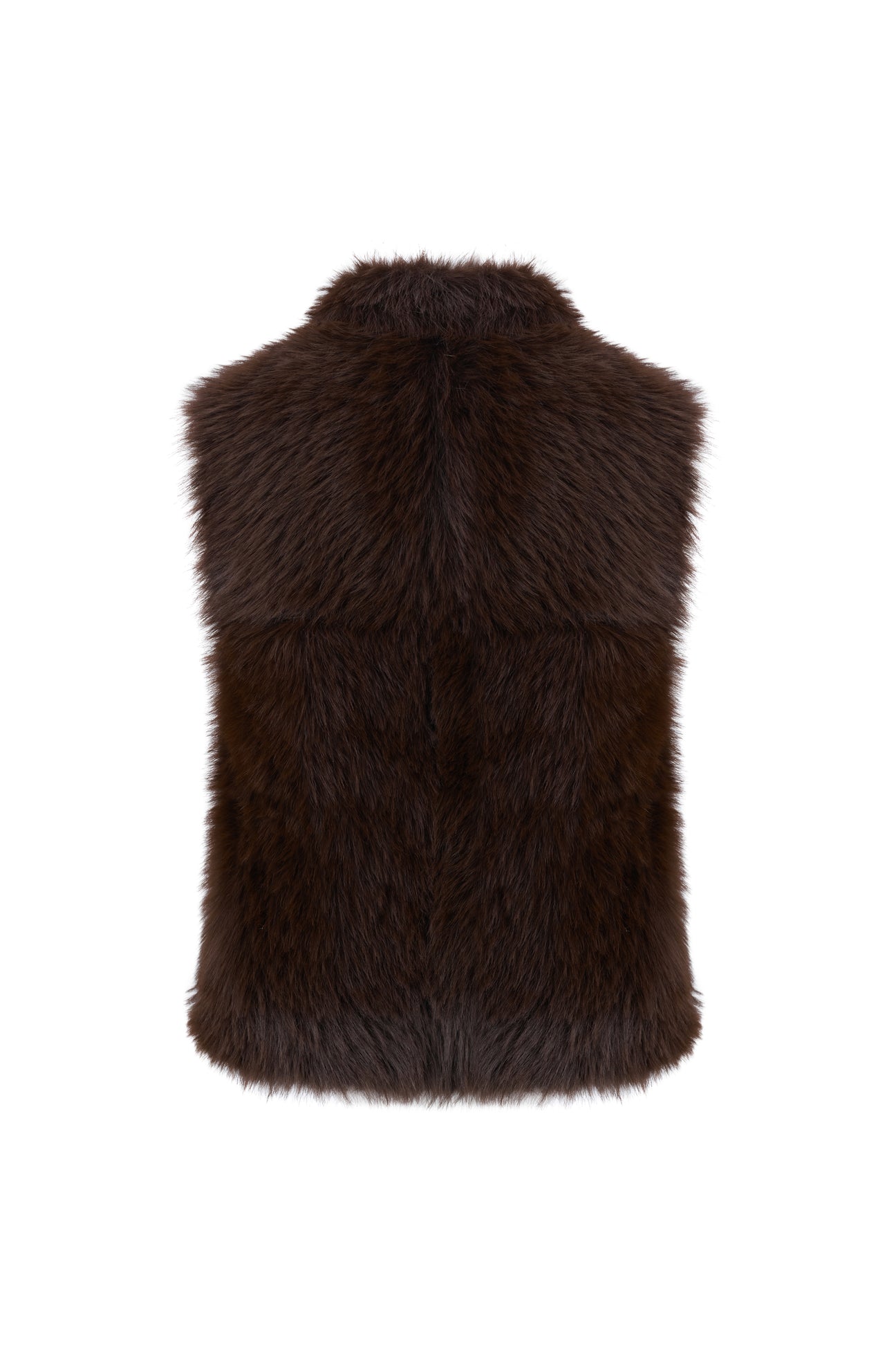 Faux Fur Gilet Choc