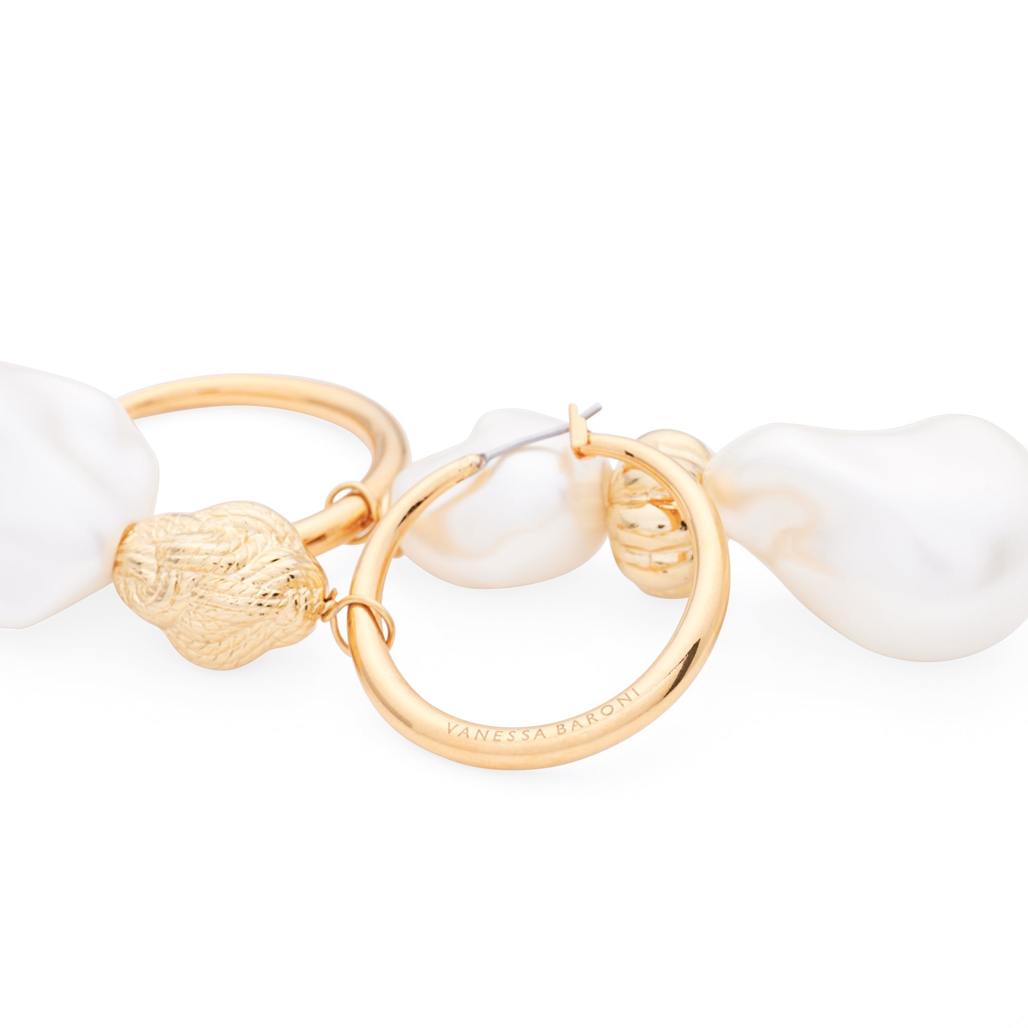 Irregular Organic Pearl Earring